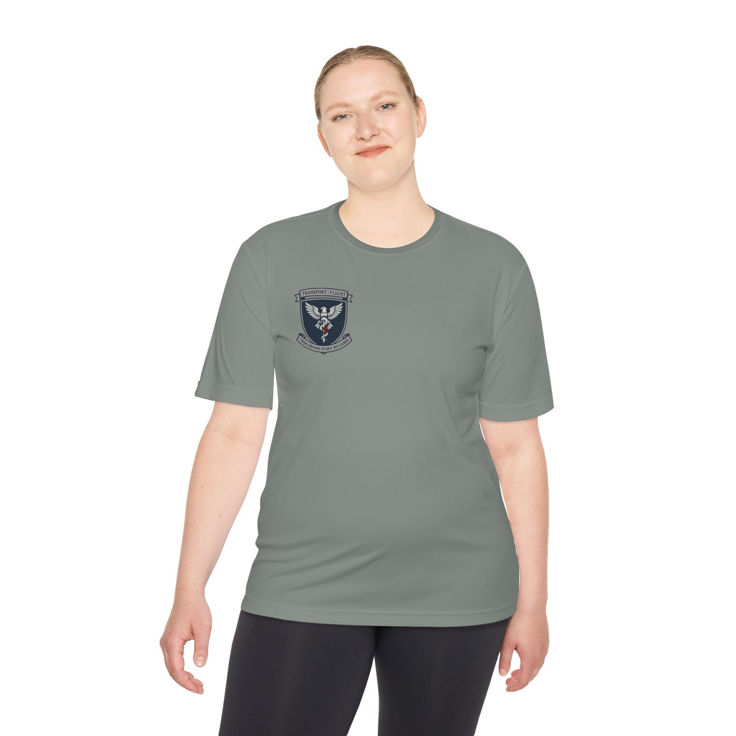 Transport/Flight Moisture Wicking Tee - Comfortable Athletic Shirt, Fitness Wear, Active Lifestyle, Sports Apparel, Workout Top