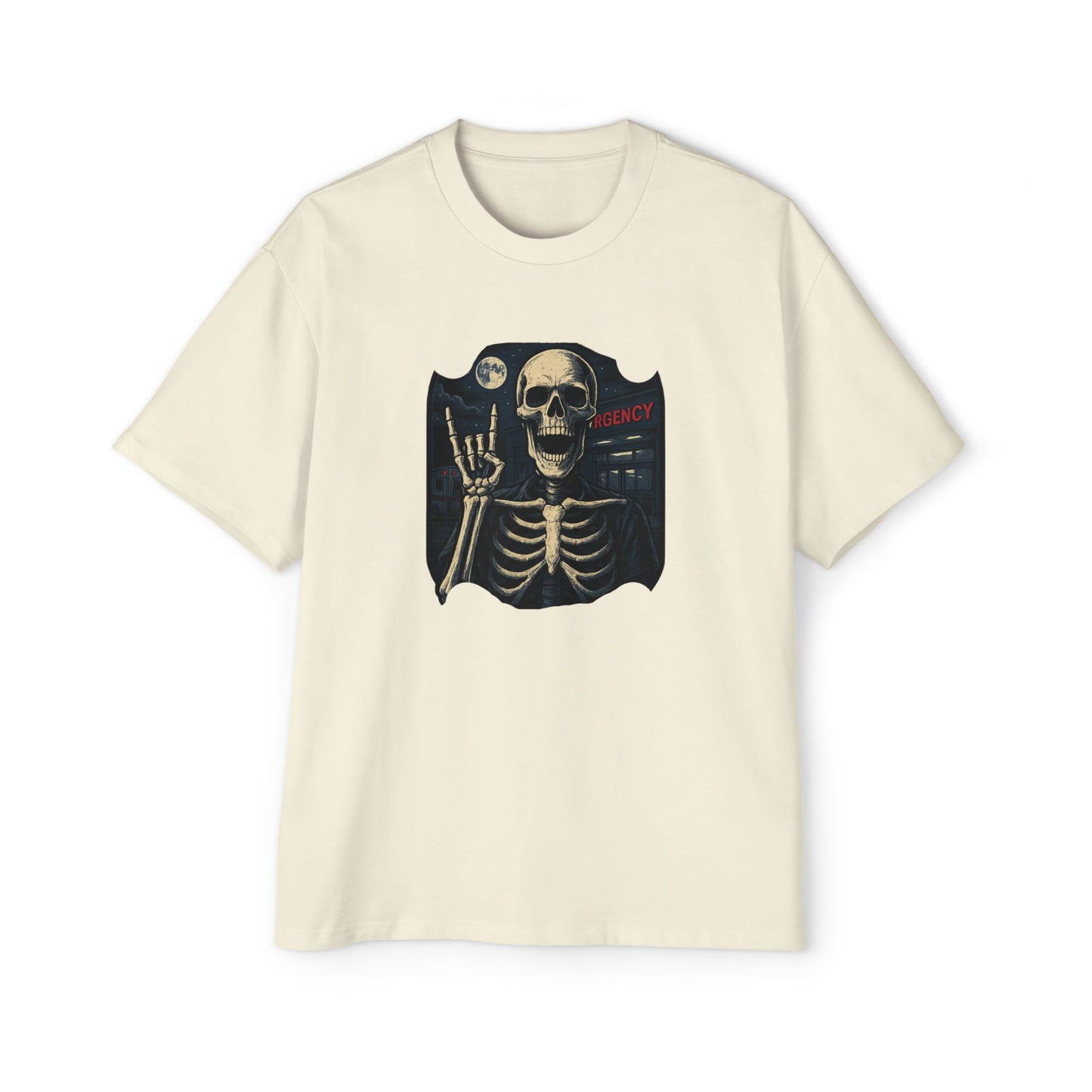 Skeleton Rocker Oversized Tee
