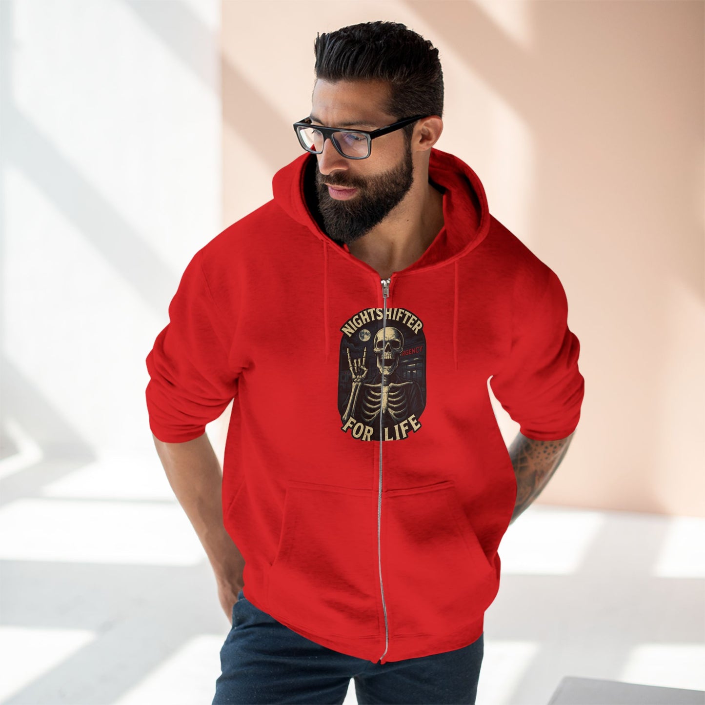 Life Shifter for Life Zip Up Hoodie for Life, Unisex Hoodie, Halloween Fashion, Casual Wear, Trendy Sweatshirt