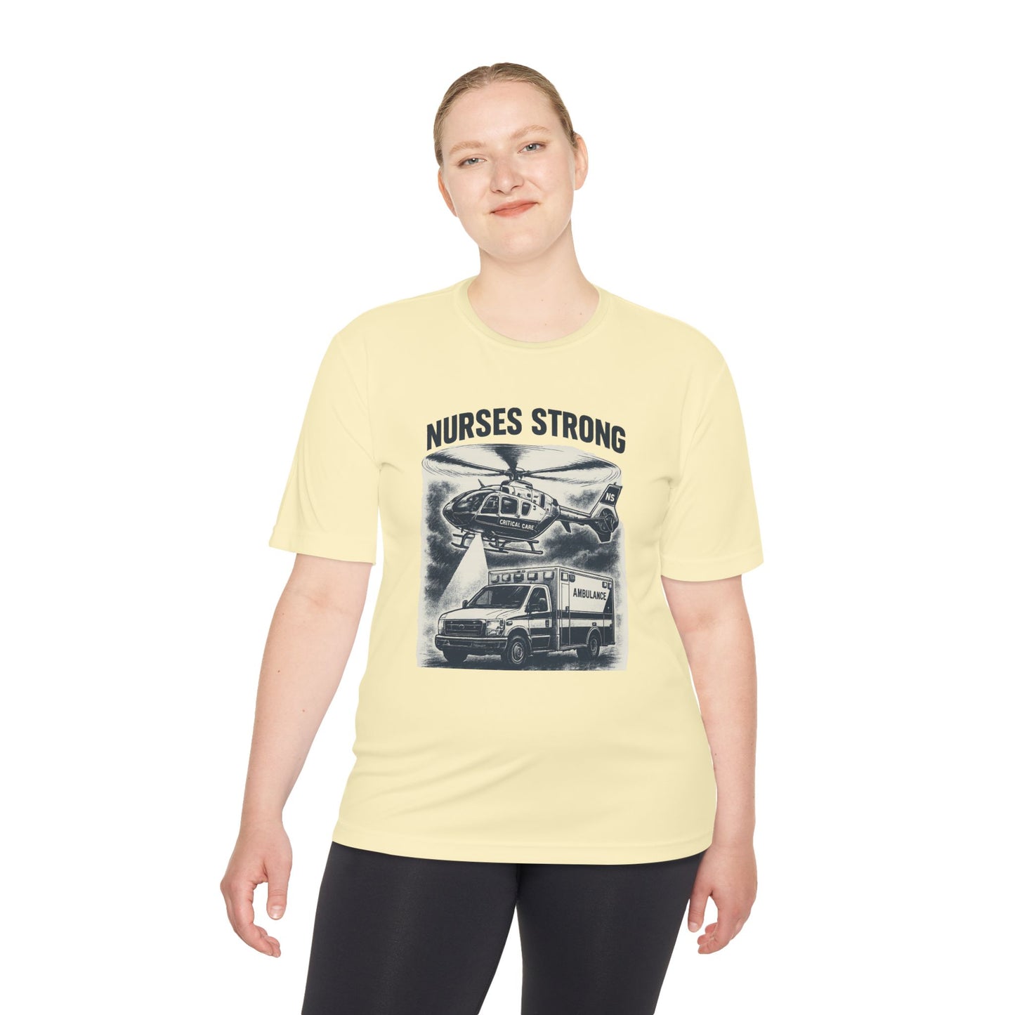 Nurses Strong CC Moisture Wicking Performance Tee