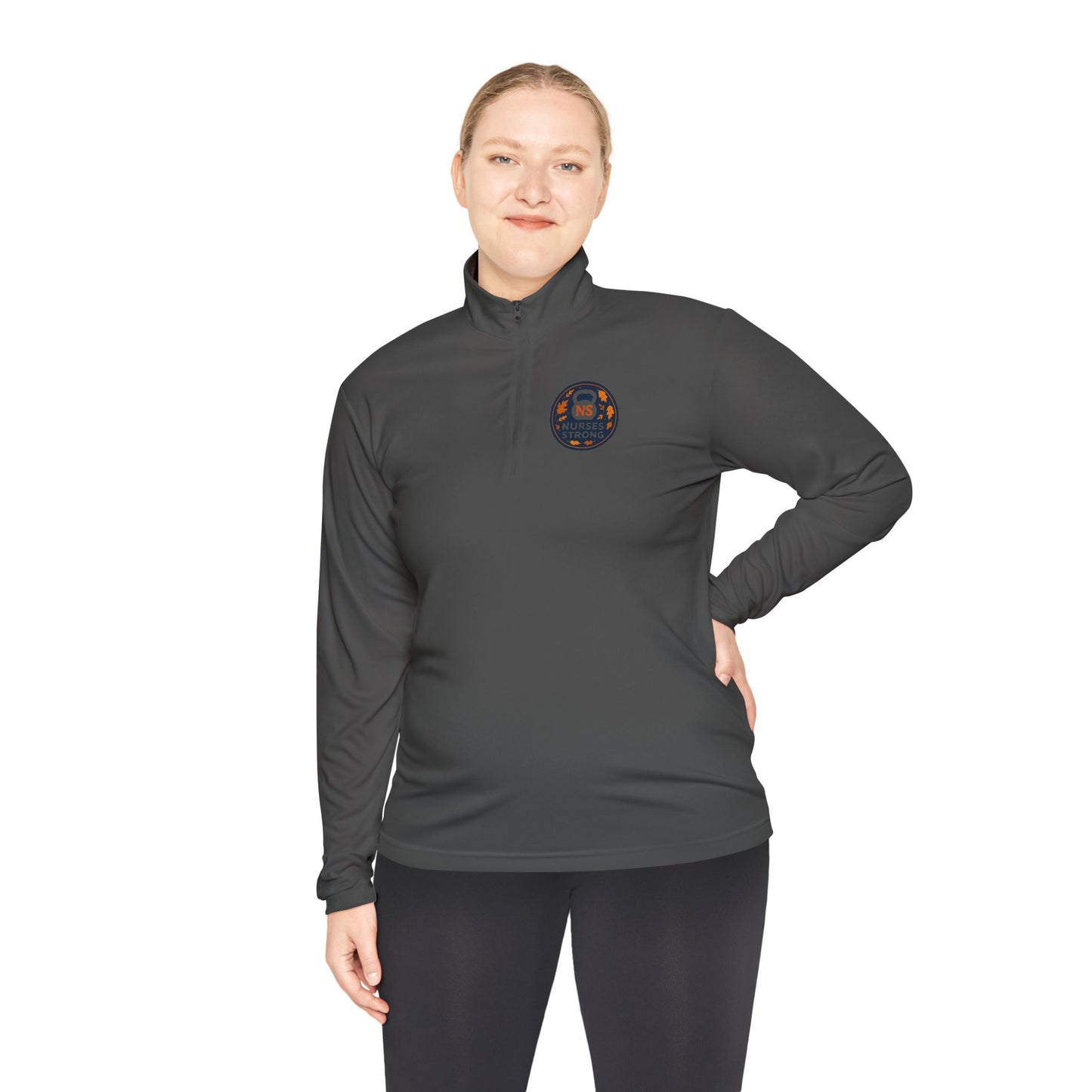 Pumpkin Pulse Quarter-Zip Pullover – Cozy Fall Style, Perfect for Halloween, Thanksgiving, Casual Outings