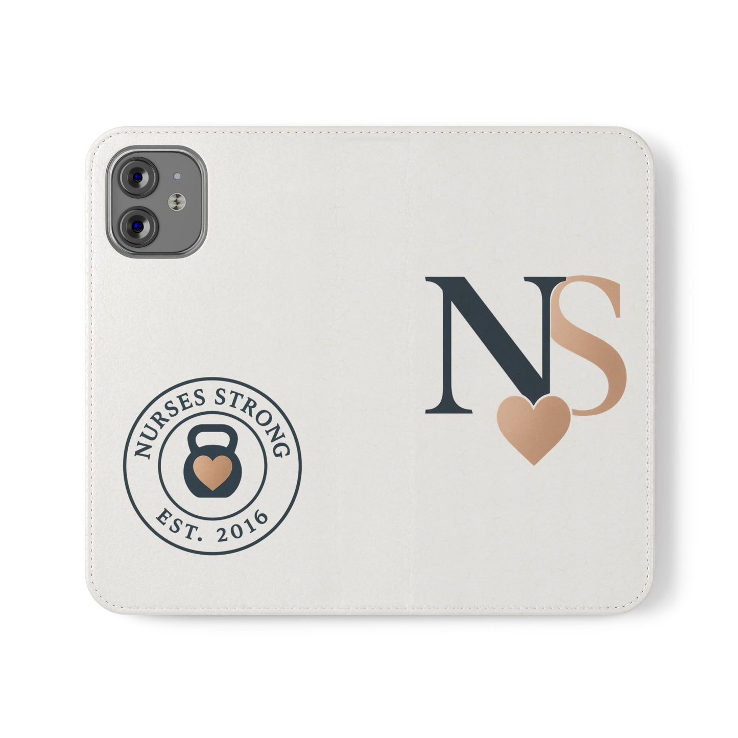 Navy Rose NS  Flip Case | Phone Accessory for Healthcare Workers | Gift for Nurses | Stylish & Functional | Durable Phone Protection