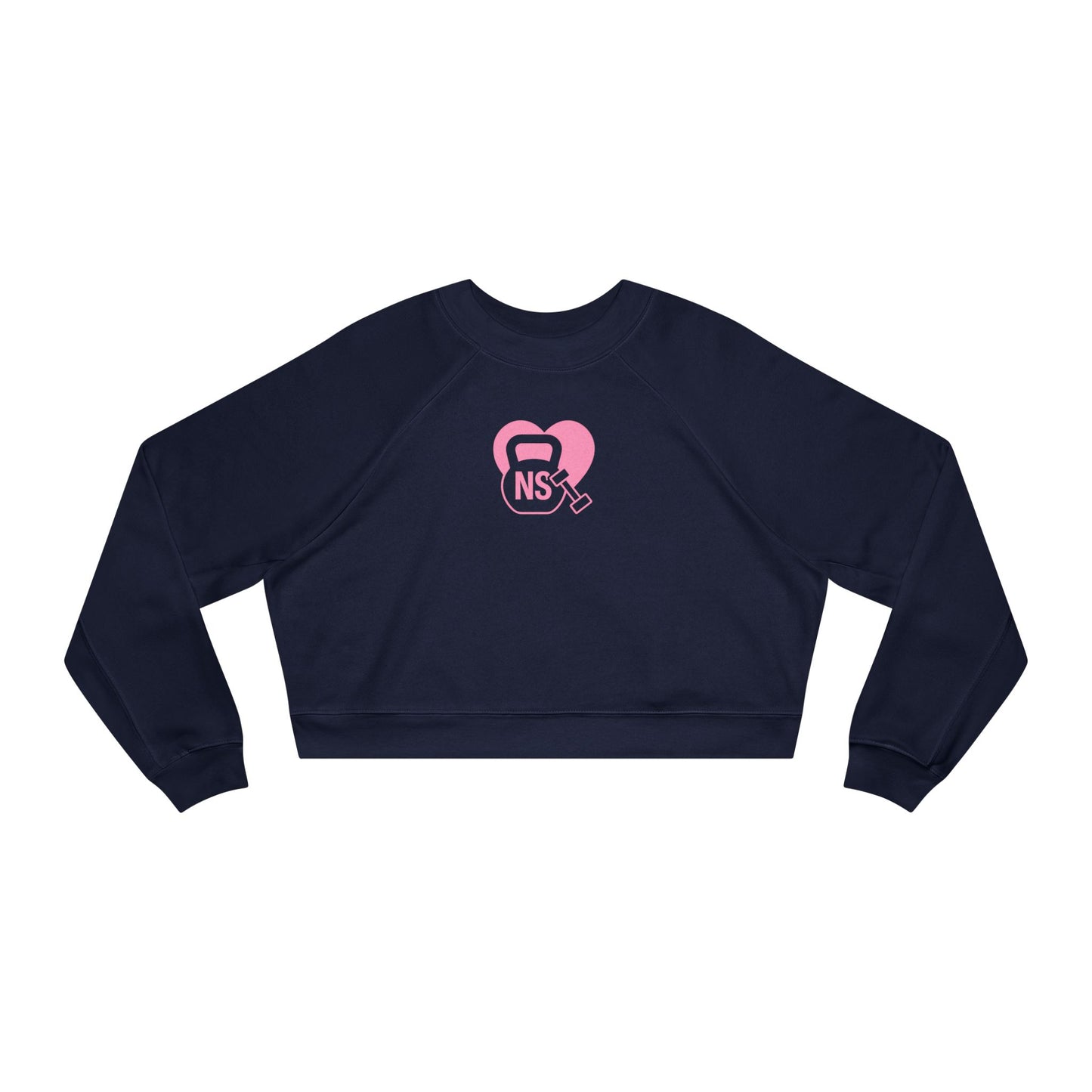 Nurses Strong Cropped Fleece Pullover, Women's Fitness Sweater, Stylish Nurse Gift, Motivational Workout Top, Cozy Athletic Wear