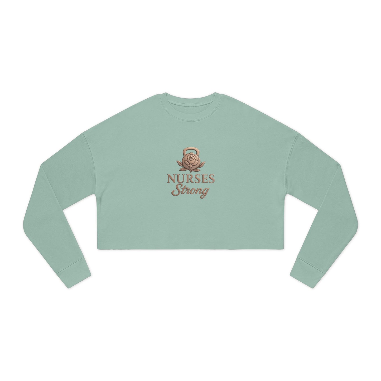 Rose Gold Kettlebell Cropped Top | Casual Wear, Cozy and Stylish