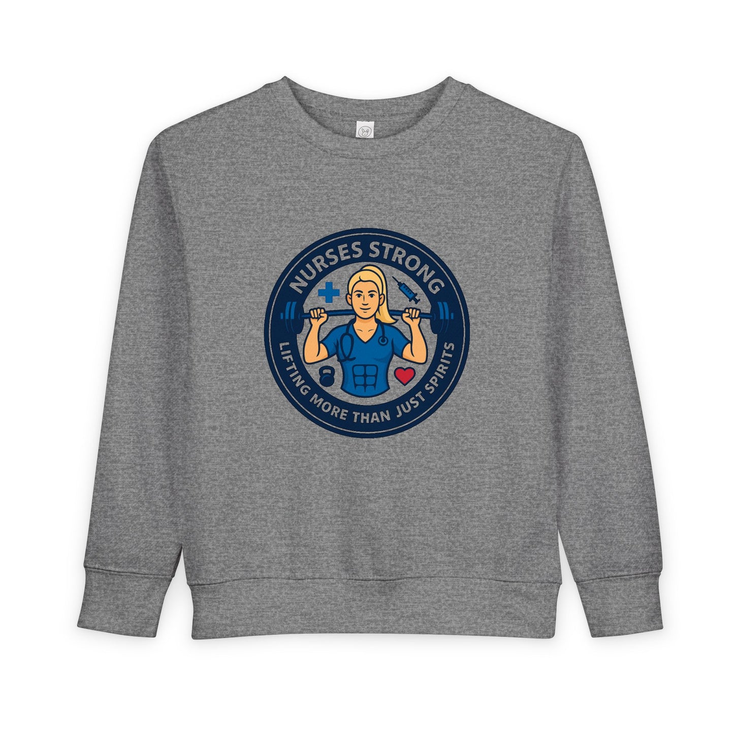Nurse-Themed Toddler Sweatshirt - Perfect Gift for Little Heroes, Kids' Apparel, Healthcare Appreciation, Birthday Present, Everyday Comfort