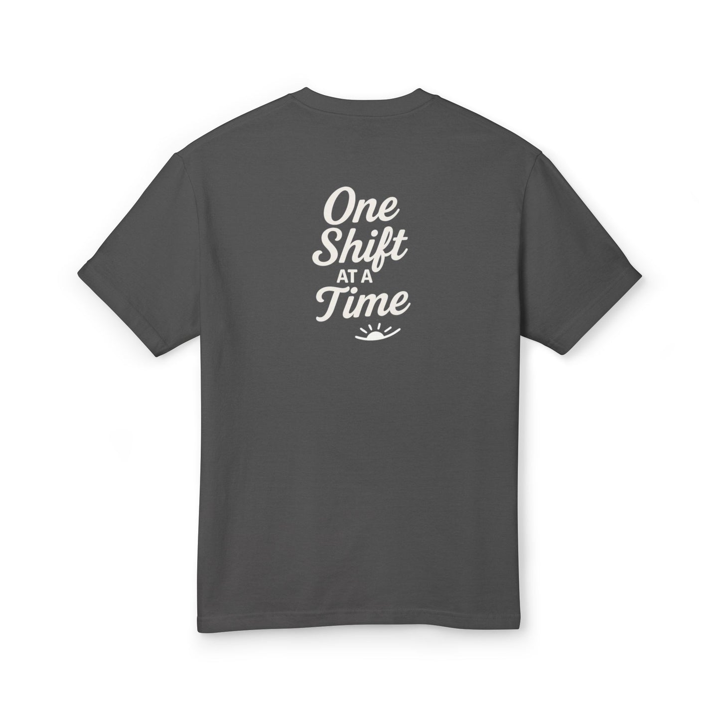 Casual Cotton Tee - One Shift at a Time, Relaxed Fit