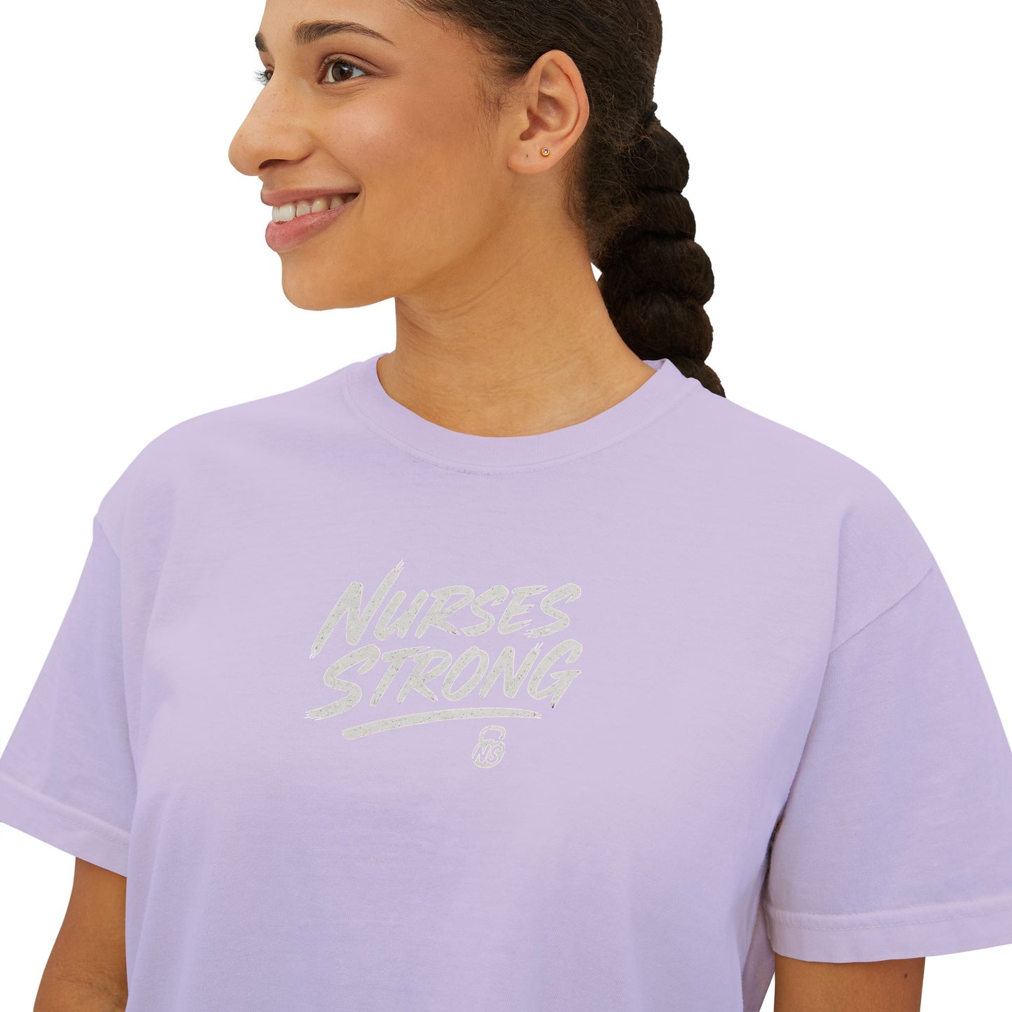 NightShifer for Life Trendy Boxy Tee, Everyday Comfort Top, Relaxed Fit Tee for Women