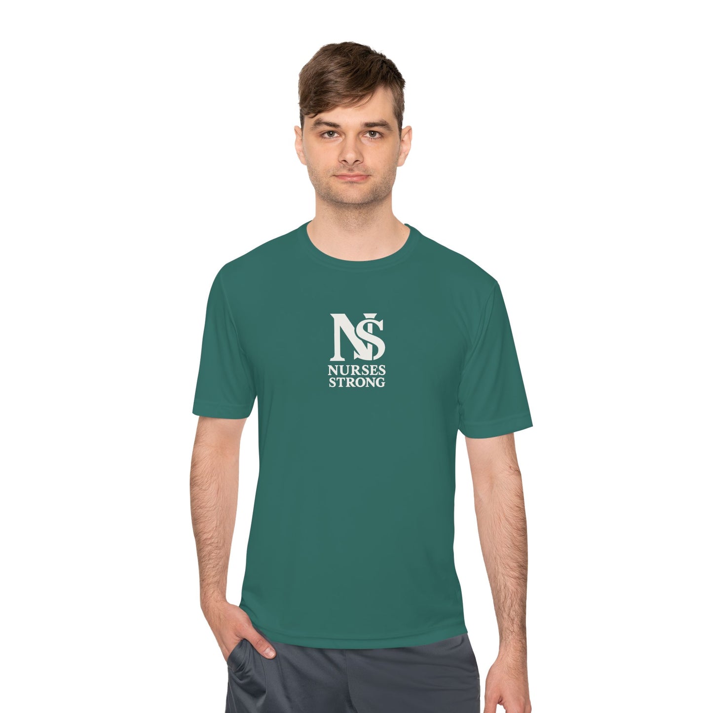 Be the Change Unisex Moisture Wicking Tee - Nurses Strong, Be the Change in Healthcare Tee, Gifts for Nurses, Nursing Apparel, Healthcare Worker Gift