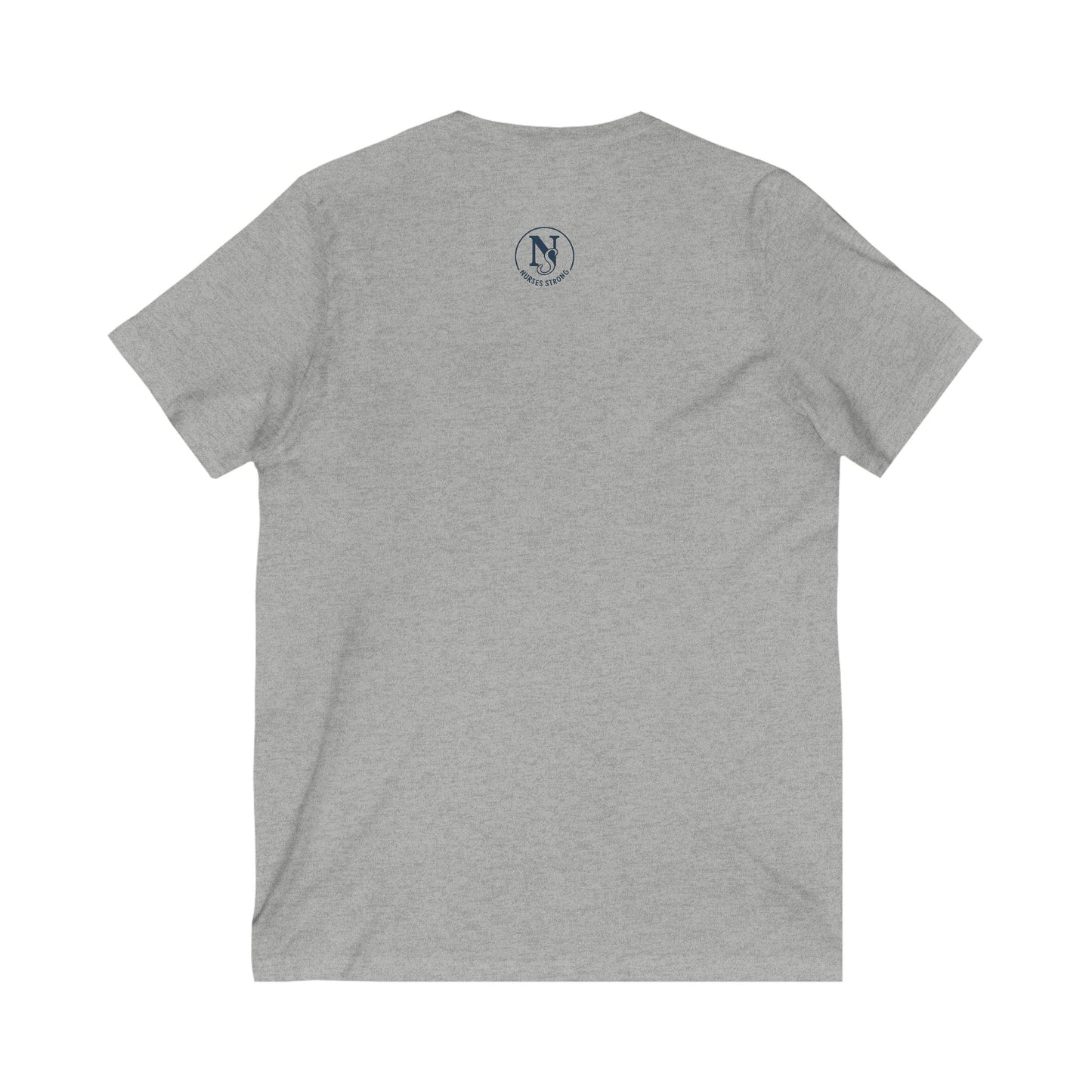 Simple NS V-Neck Tee, Casual T-Shirt, Stylish Everyday Wear