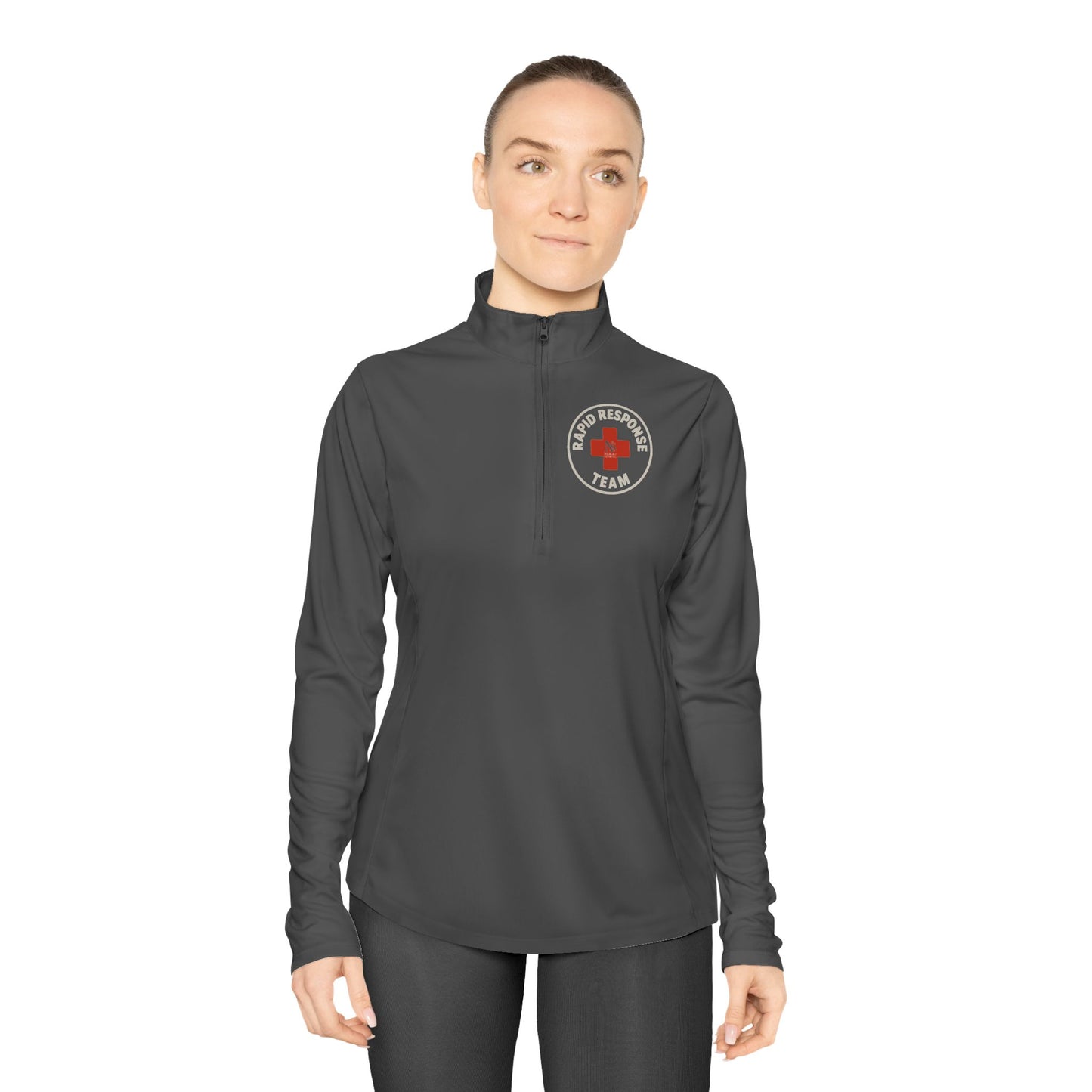 Ladies Quarter-Zip Pullover - Cozy Layer for Active Women, Ideal for Sports & Relaxation, Perfect Gift for Any Occasion