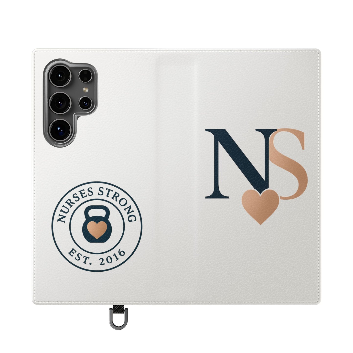 Navy Rose NS  Flip Case | Phone Accessory for Healthcare Workers | Gift for Nurses | Stylish & Functional | Durable Phone Protection