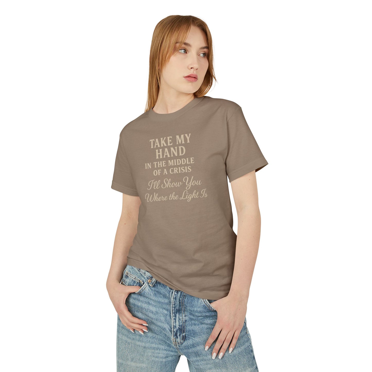 Take my Hand | Unisex Heavyweight Cotton Shirt