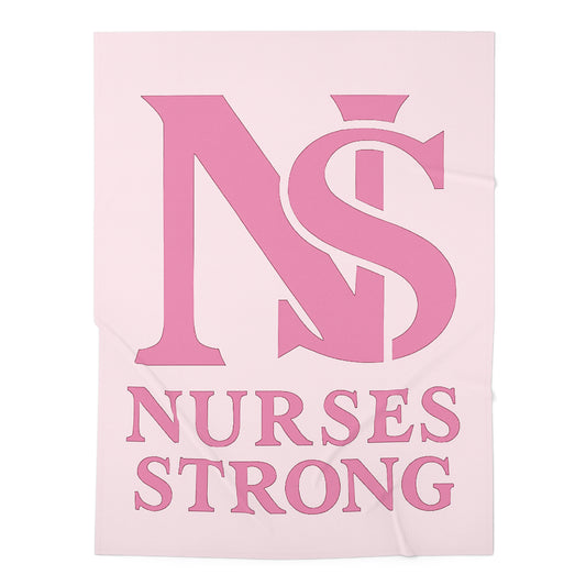 Nurses Strong Baby Swaddle Blanket, Soft Infant Wrap, Newborn Gift, Baby Shower, Nursing Support, Cozy Blanket for New Parents