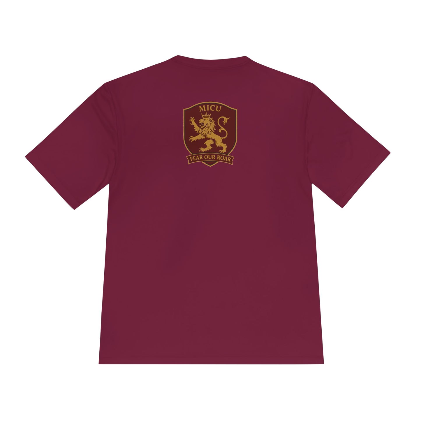 MICU Sigil -Wicking Tee with Crest Design | Activewear for Sports, Gym, Workout, Gift for Fitness Lovers, Casual Wear