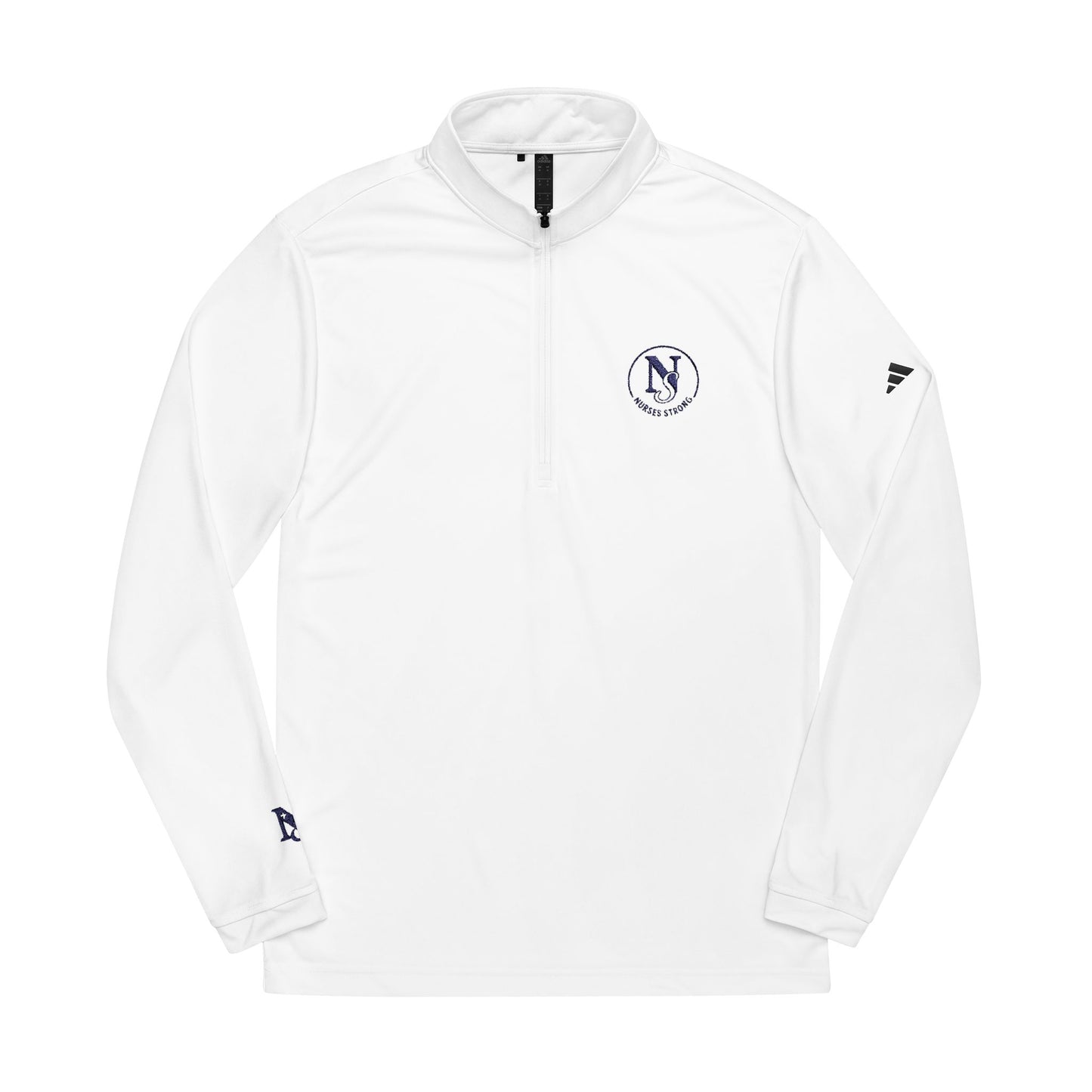 Adidas NS Semi Circle Emblem Quarter-Zip Pullover, Stylish Athletic Layering, Embroidered Sportswear, Fitness Apparel, Casual Jacket,