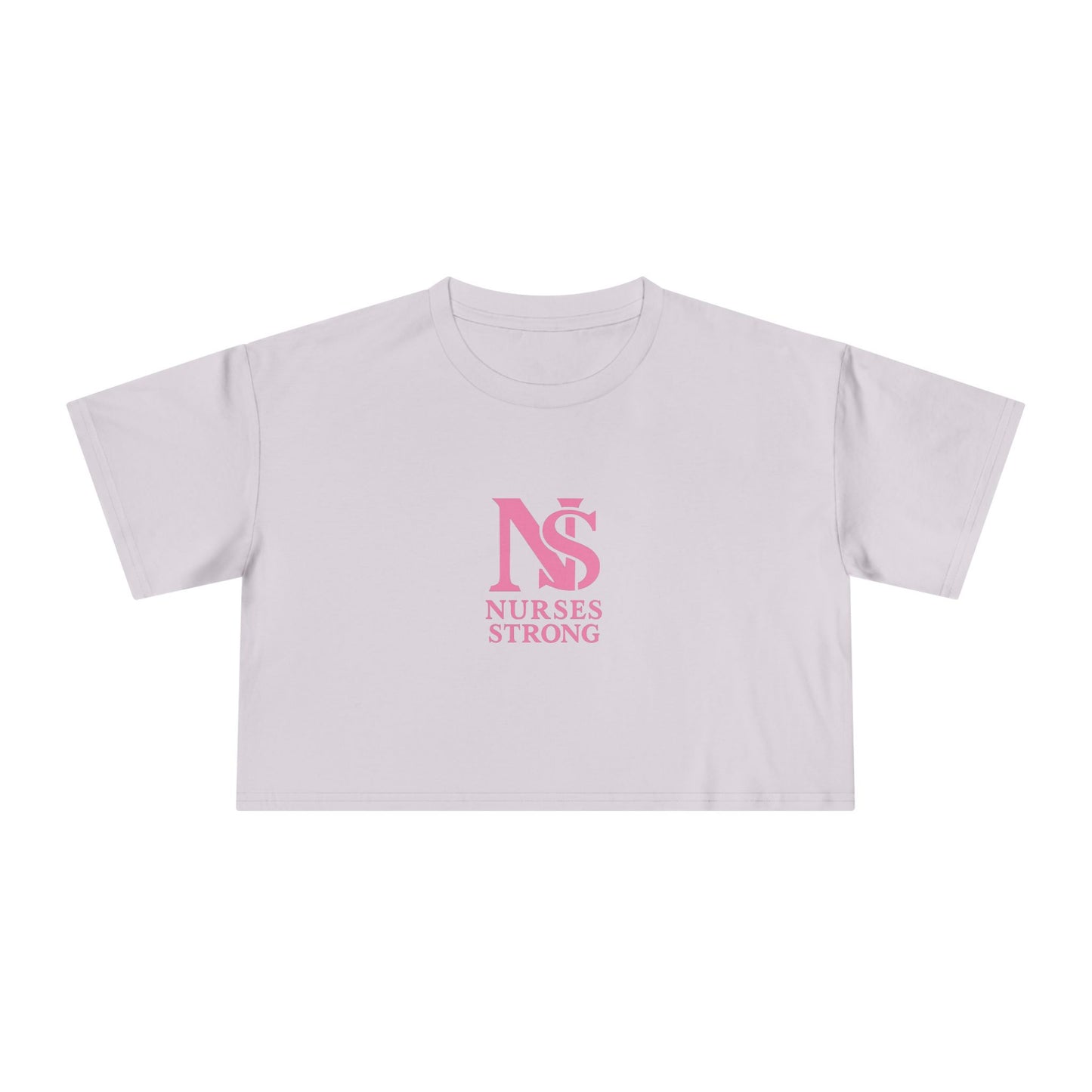Nurses Strong Women's Crop Tee | Cute Nurse Top, Gift for Nurses, Nursing Graduation Shirt, Medical Apparel, Inspirational T-Shirt