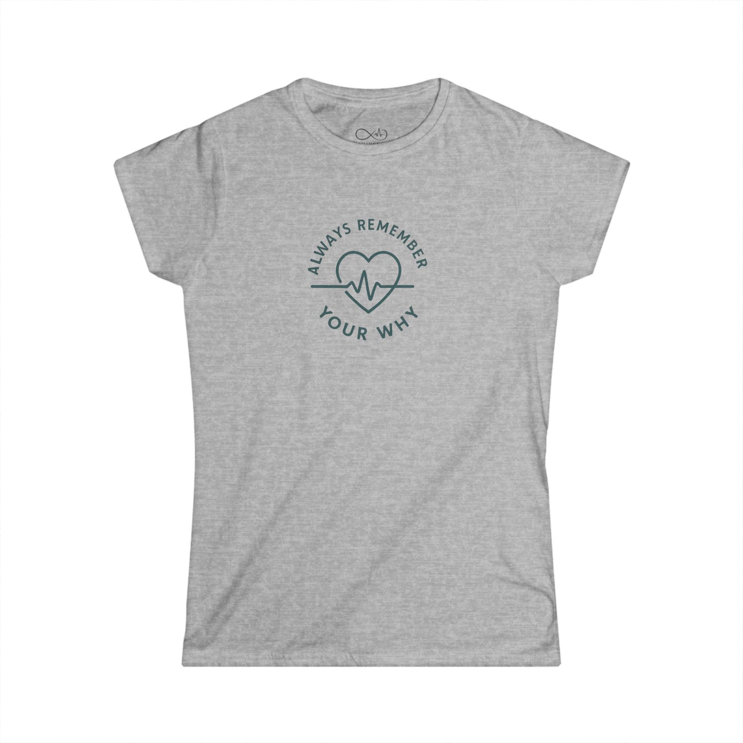 Always Remember Your Why Soft Tee, Inspirational Gift, Fitness Apparel, Casual Wear, Self-Care Reminder