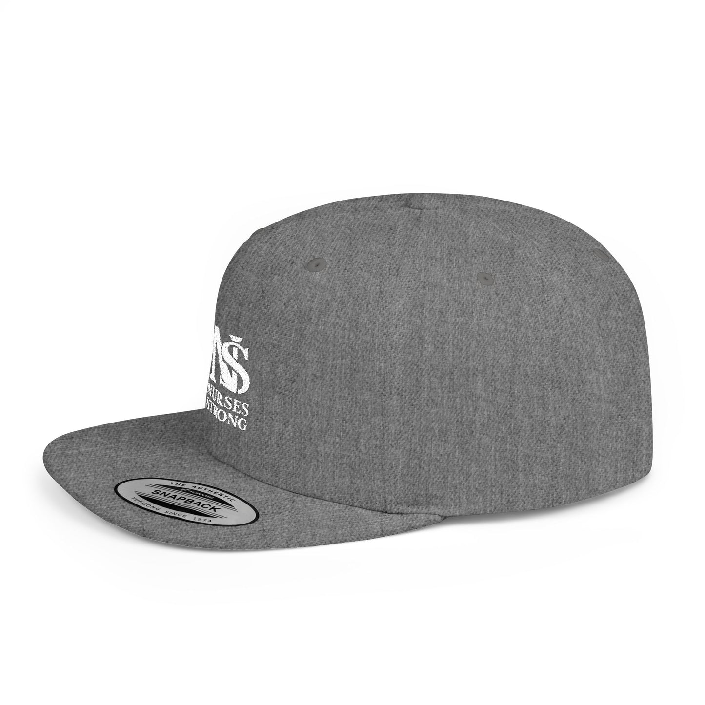 Nurses Strong Flat Bill Snapback Cap - Stylish Hat for Healthcare Workers, Gift for Nurses, Adjustable Cap, Supportive Fashion [...]