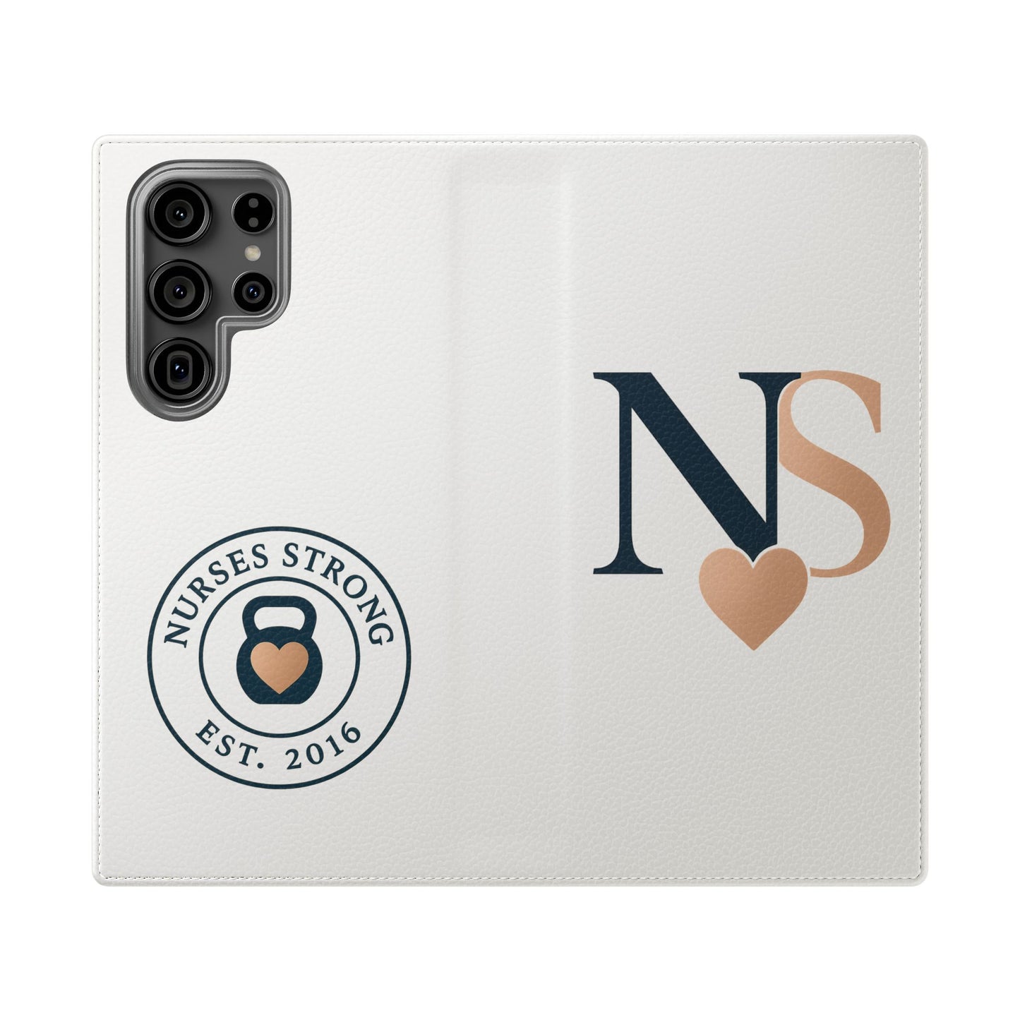 Navy Rose NS  Flip Case | Phone Accessory for Healthcare Workers | Gift for Nurses | Stylish & Functional | Durable Phone Protection