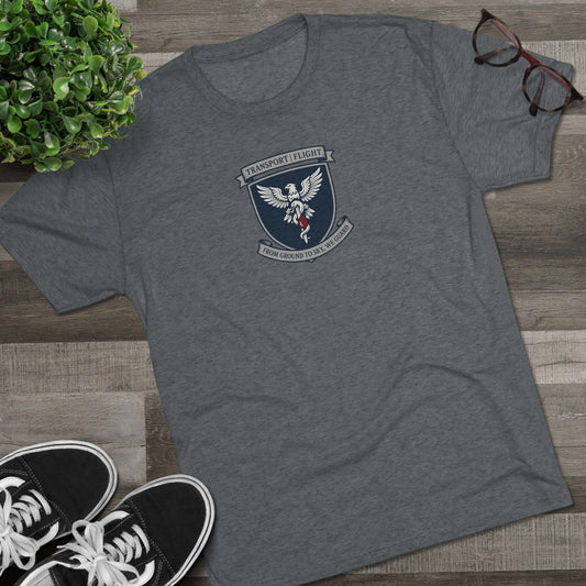 Transport Nurse Tri-Blend Crew Tee, Comfortable Casual T-Shirt, Perfect Gift for Nature Lovers, Adventure Apparel, Everyday Wear