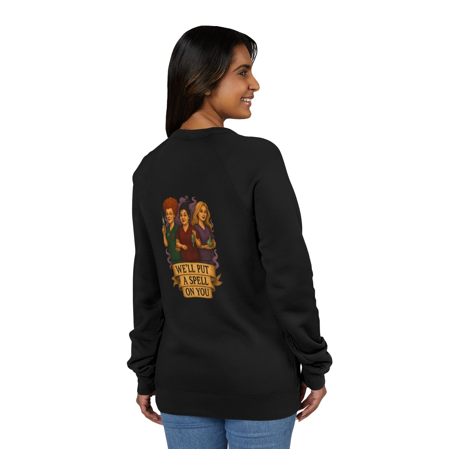 A Spell on You- Nurse and Halloween Sweatshirt, Cozy Unisex Sweatshirt, Gifts for Nurses, Halloween Apparel
