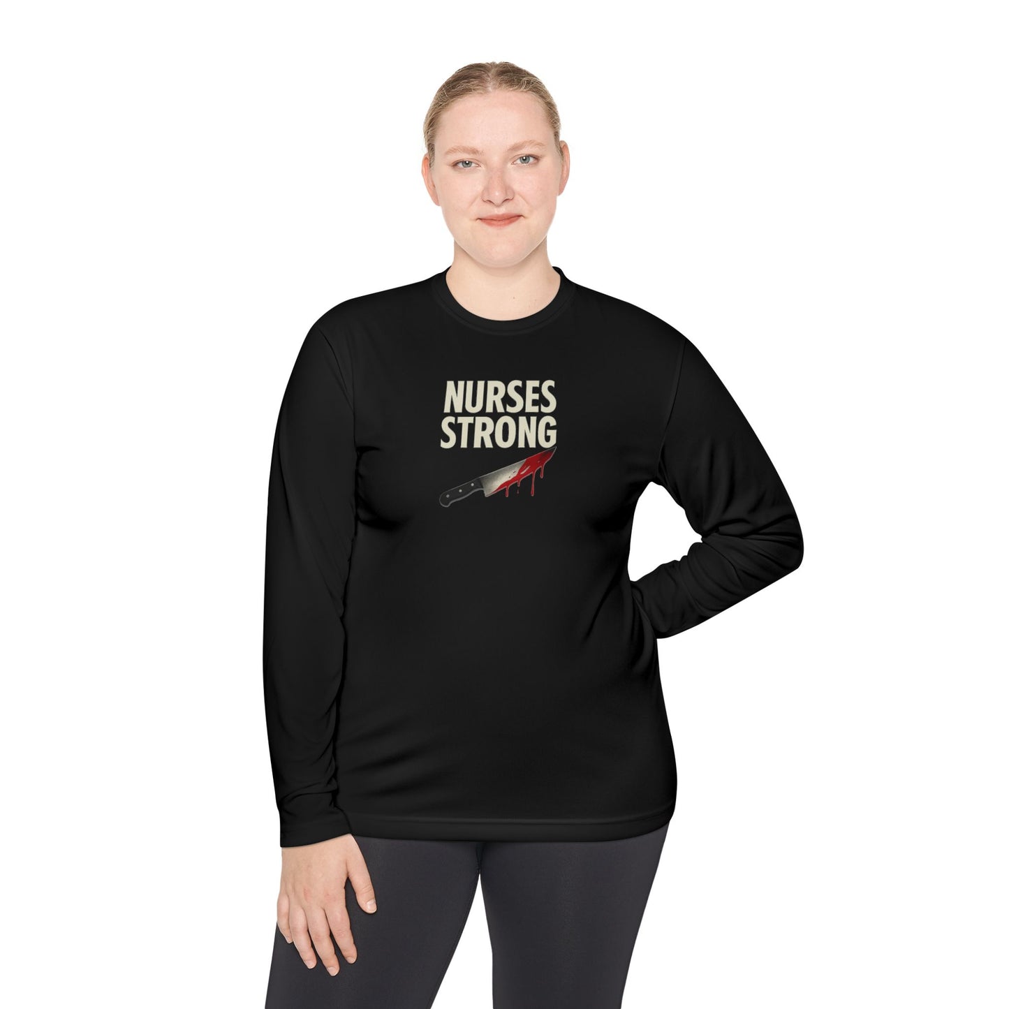 NS Horror Long Sleeve Tee, Horror Movie Shirt, Unisex Tee, Gift for Nurses