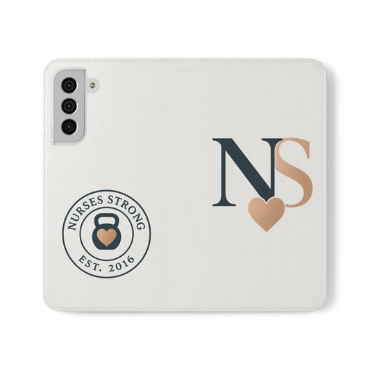 Navy Rose NS  Flip Case | Phone Accessory for Healthcare Workers | Gift for Nurses | Stylish & Functional | Durable Phone Protection