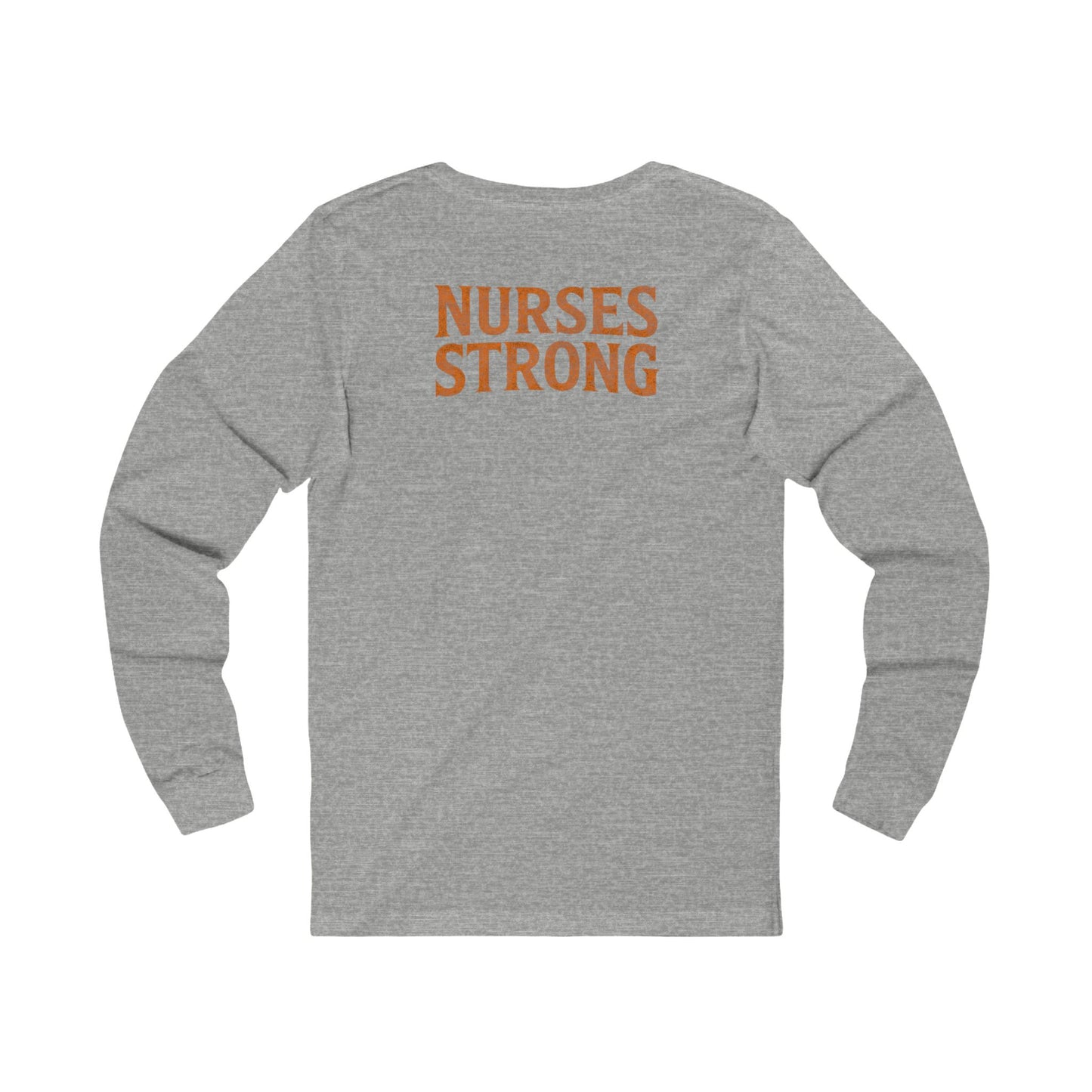 NS Skellington  Long Sleeve Tee, Unisex Tee for Nurses, Halloween Apparel, Gift for Nurses, Fall Fashion
