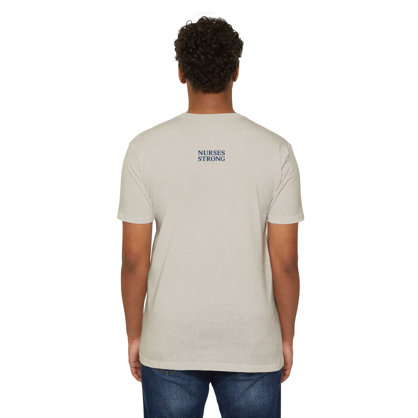 Nurse Strong KB T-Shirt | CVC Jersey Tee for Healthcare Heroes, Comfort Shirt for Nurses, Gift for Medical Professionals
