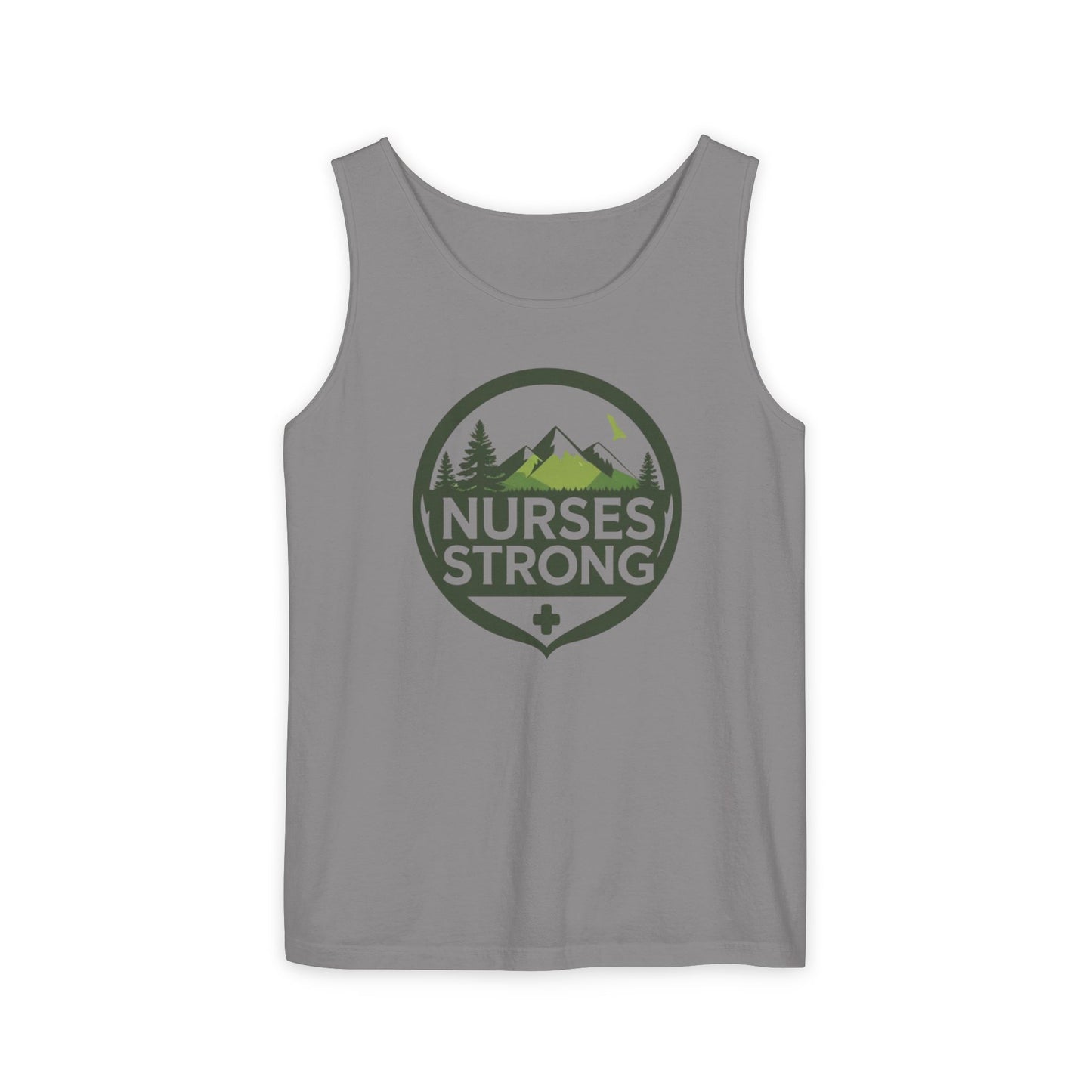 Nurses Strong Tank Top, Inspirational Relaxed Fit Sleeveless Shirt, Gifts for Healthcare Workers, Summer Casual Wear, Appreciation Gift