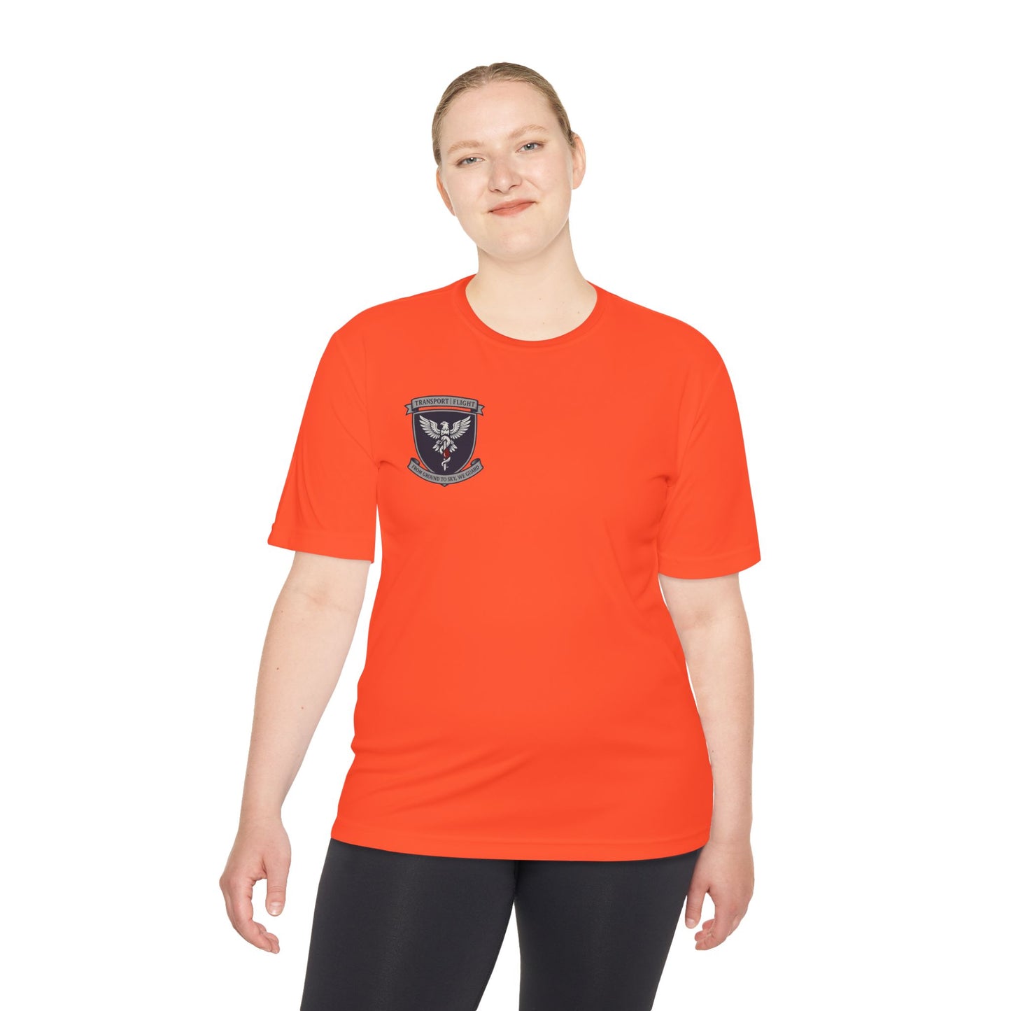 Transport/Flight Moisture Wicking Tee - Comfortable Athletic Shirt, Fitness Wear, Active Lifestyle, Sports Apparel, Workout Top
