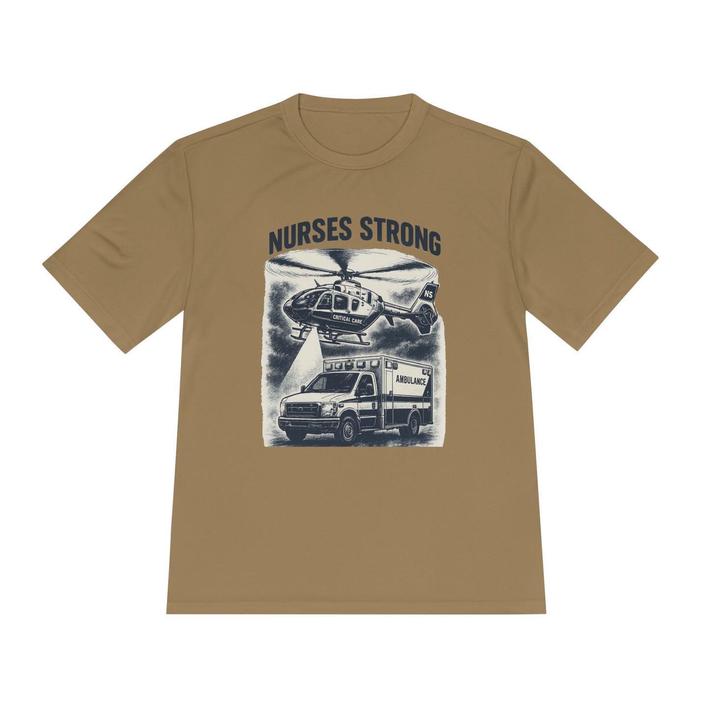 Nurses Strong CC Moisture Wicking Performance Tee