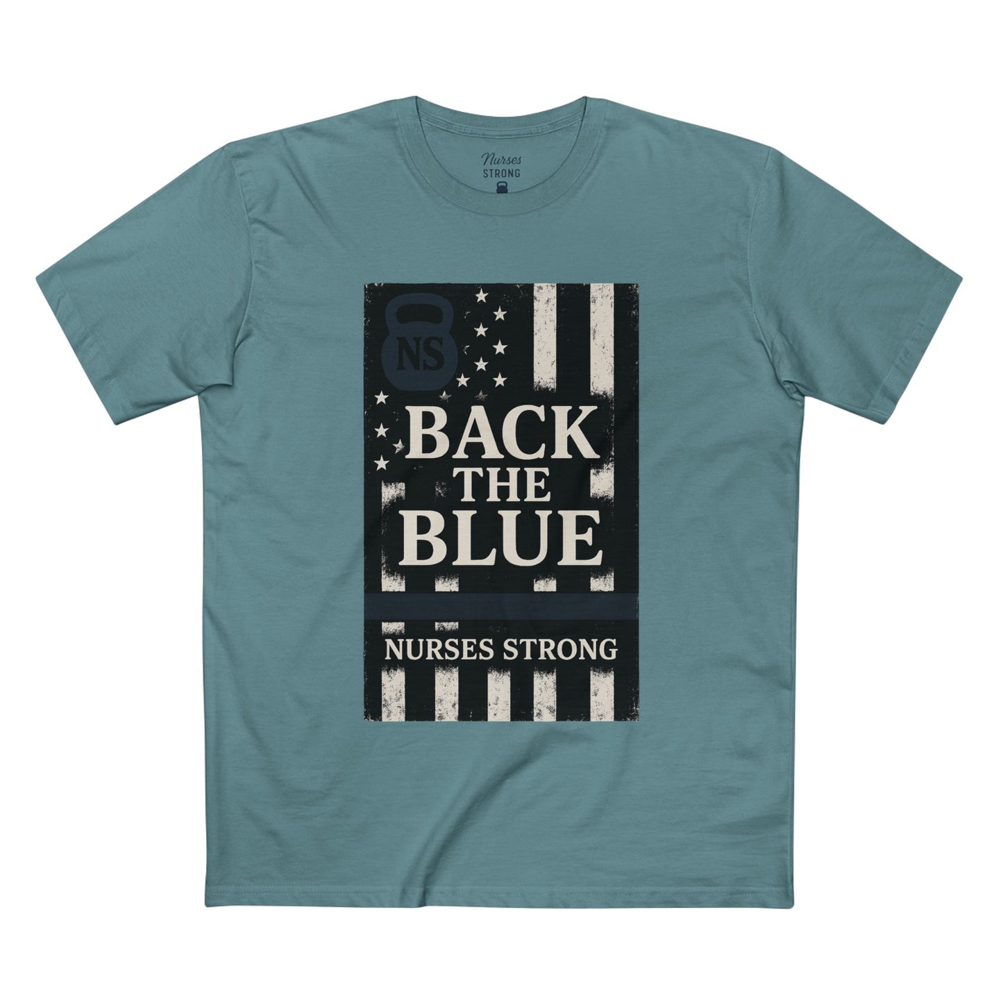 Back the Blue, Nurse Support Tee, Casual Wear