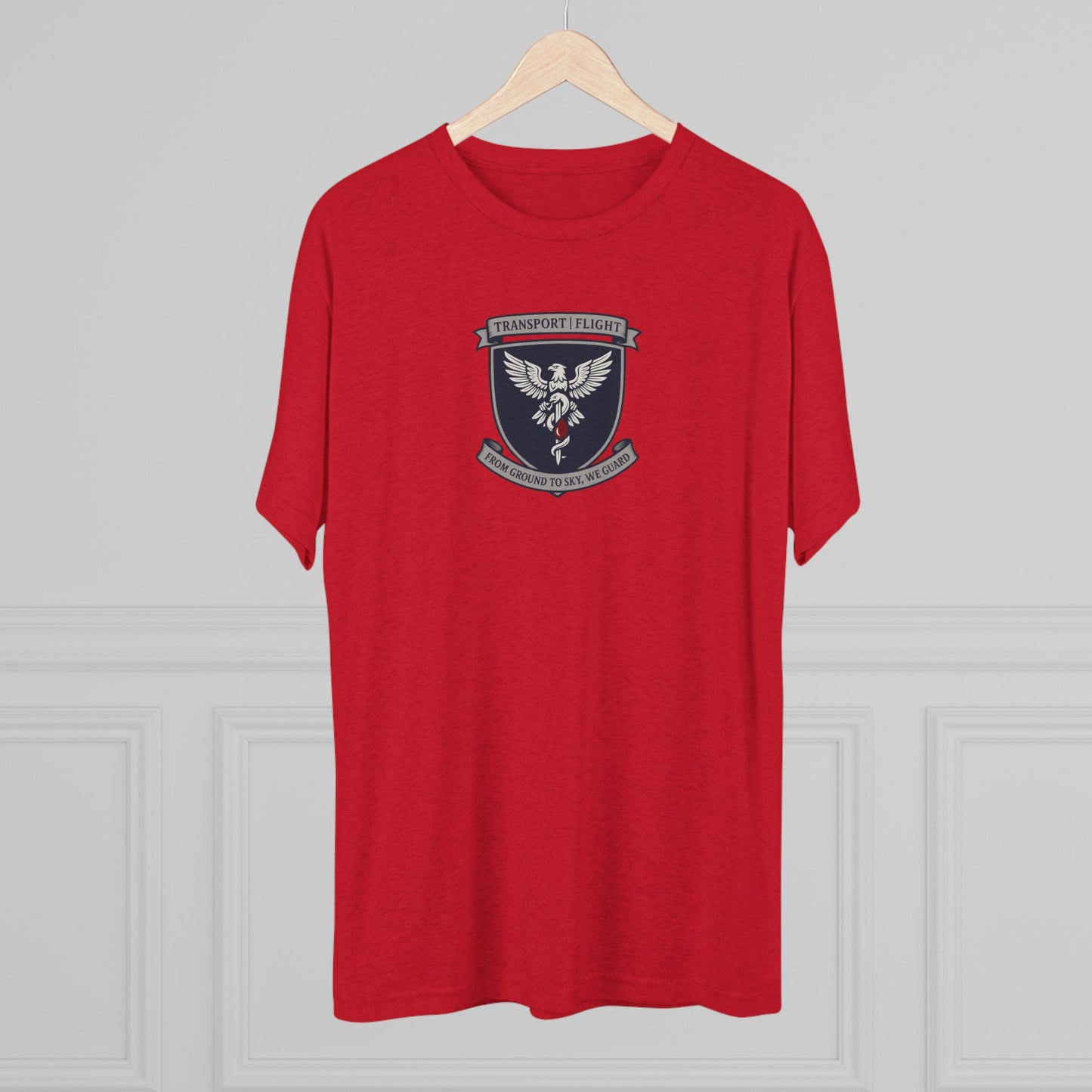 Transport Nurse Tri-Blend Crew Tee, Comfortable Casual T-Shirt, Perfect Gift for Nature Lovers, Adventure Apparel, Everyday Wear