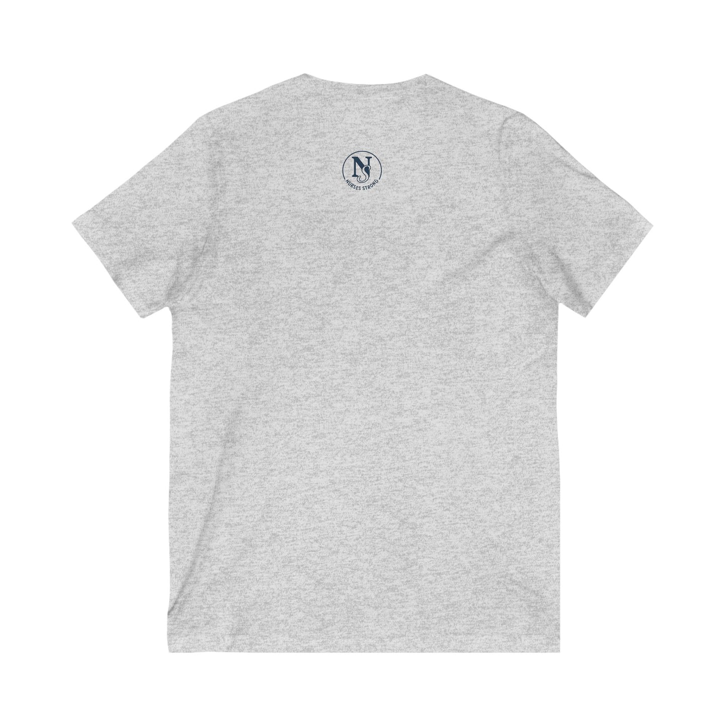 Simple NS V-Neck Tee, Casual T-Shirt, Stylish Everyday Wear