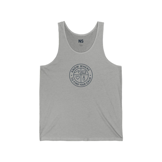 Find Your Calm Unisex Jersey Tank