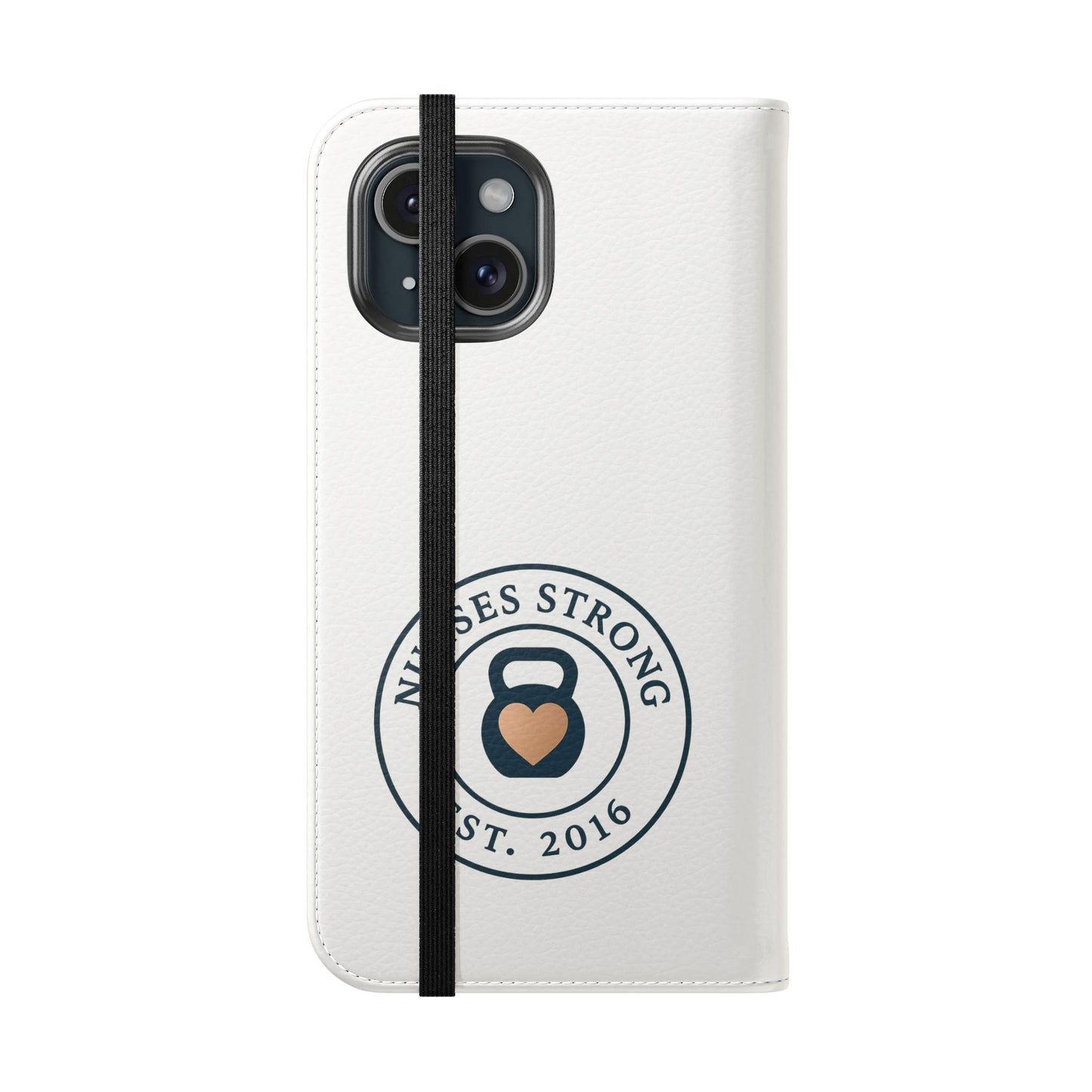 Navy Rose NS  Flip Case | Phone Accessory for Healthcare Workers | Gift for Nurses | Stylish & Functional | Durable Phone Protection