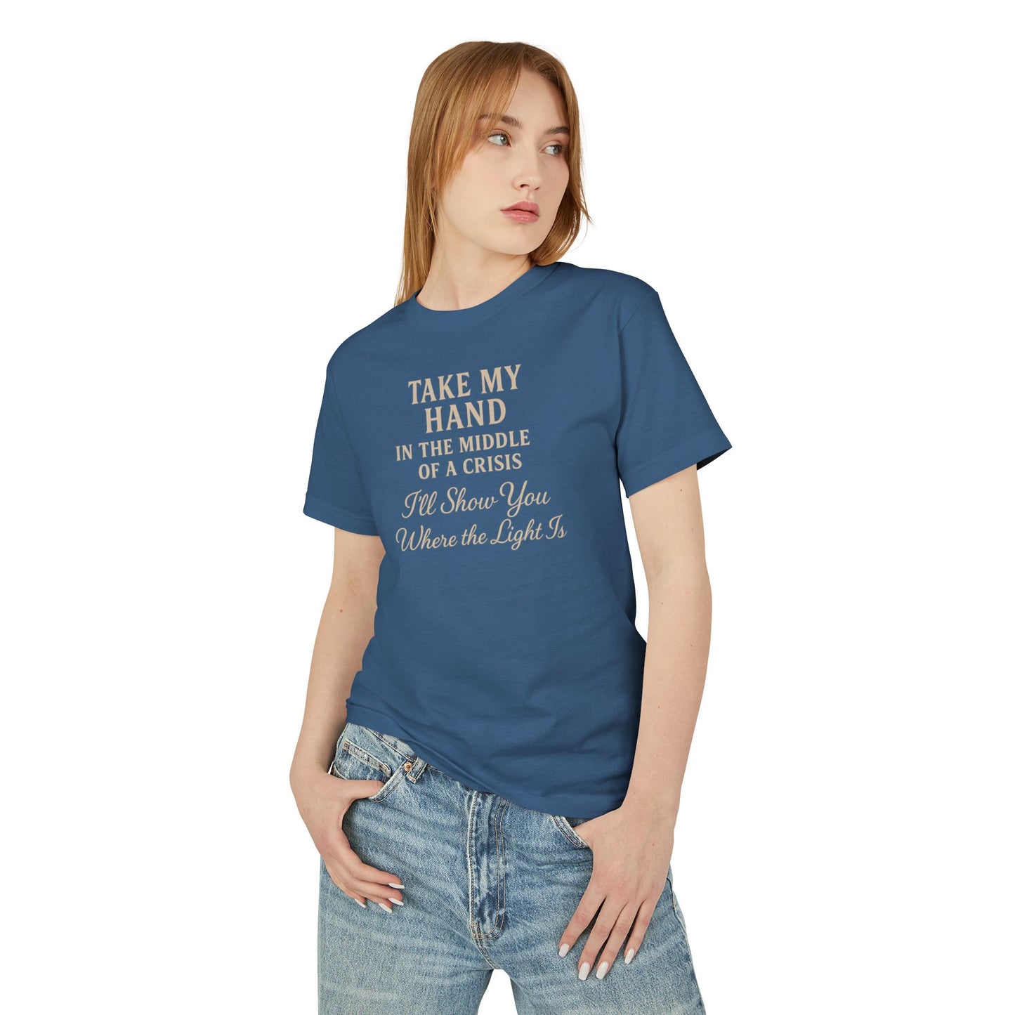 Take my Hand | Unisex Heavyweight Cotton Shirt