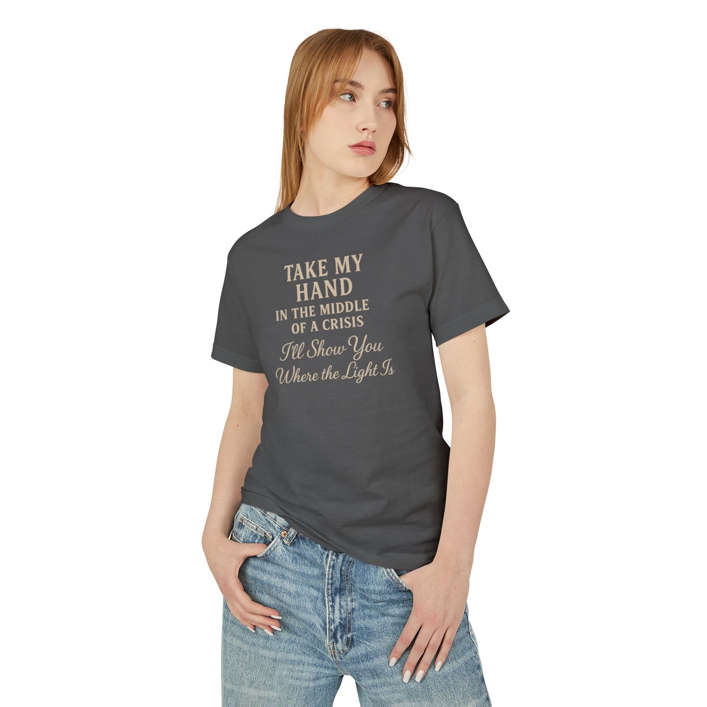 Take my Hand | Unisex Heavyweight Cotton Shirt
