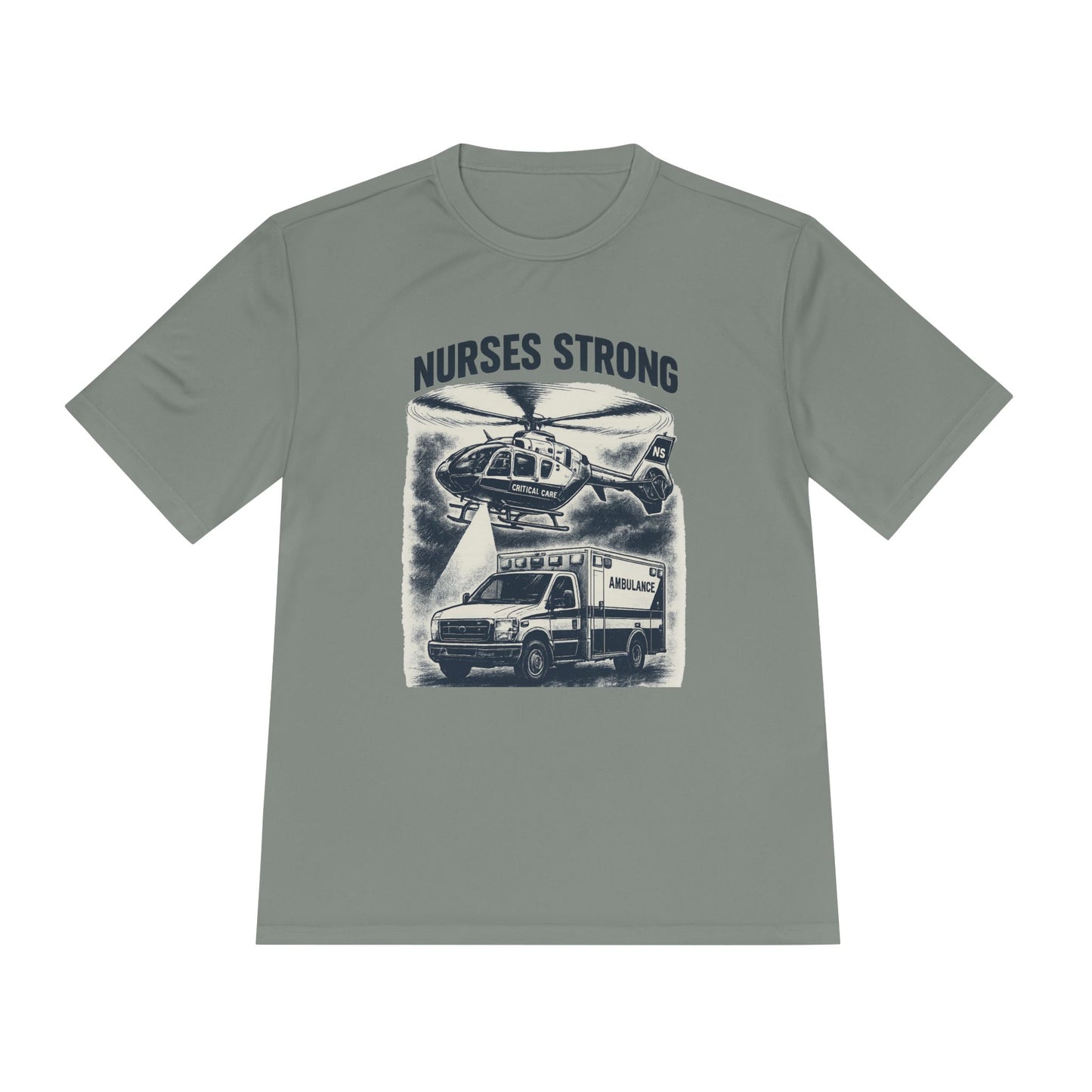 Nurses Strong CC Moisture Wicking Performance Tee