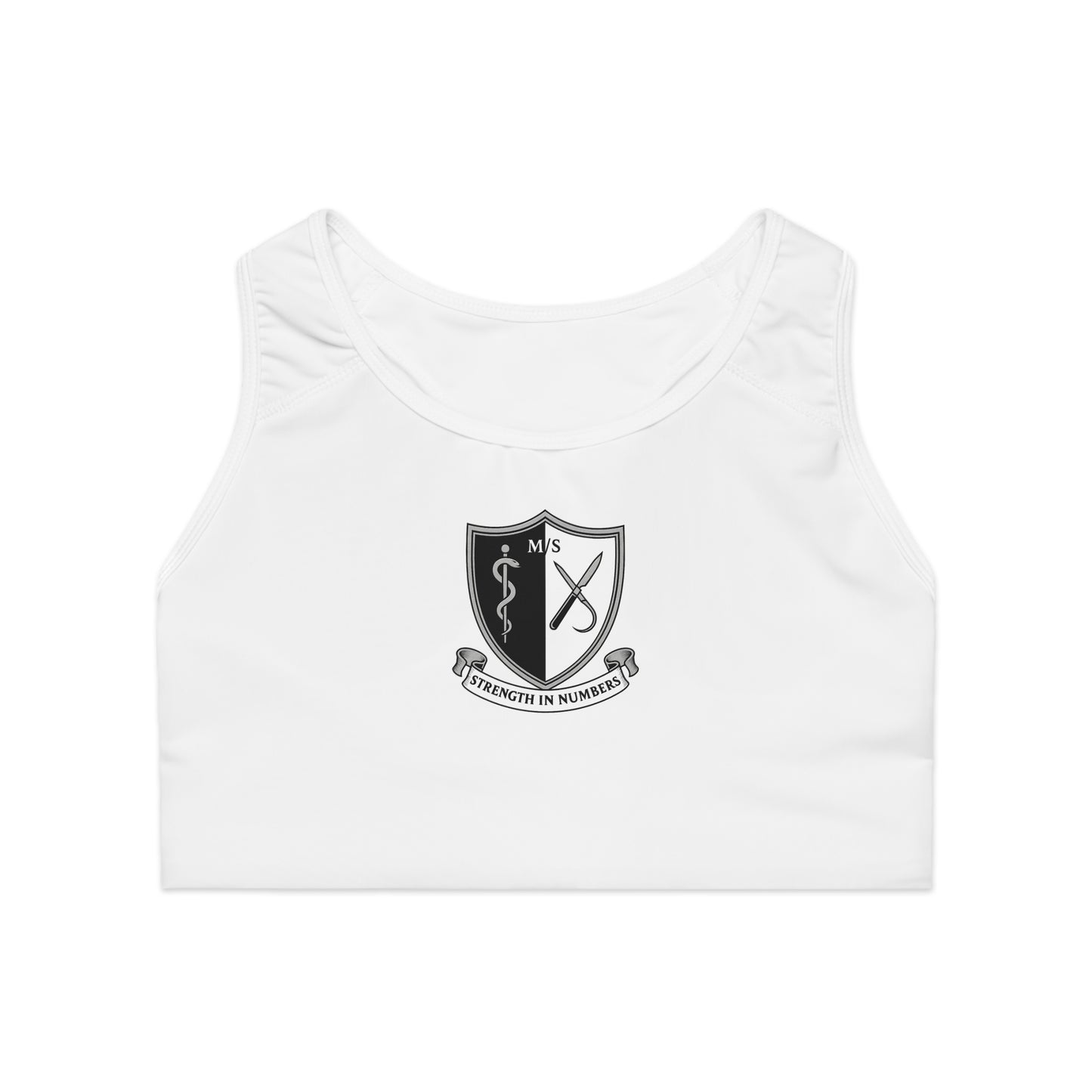 MedSurg Sports Bra, Activewear for Women, Gym Motivation, Fitness Apparel, Exercise Top, Stylish Workout Gear