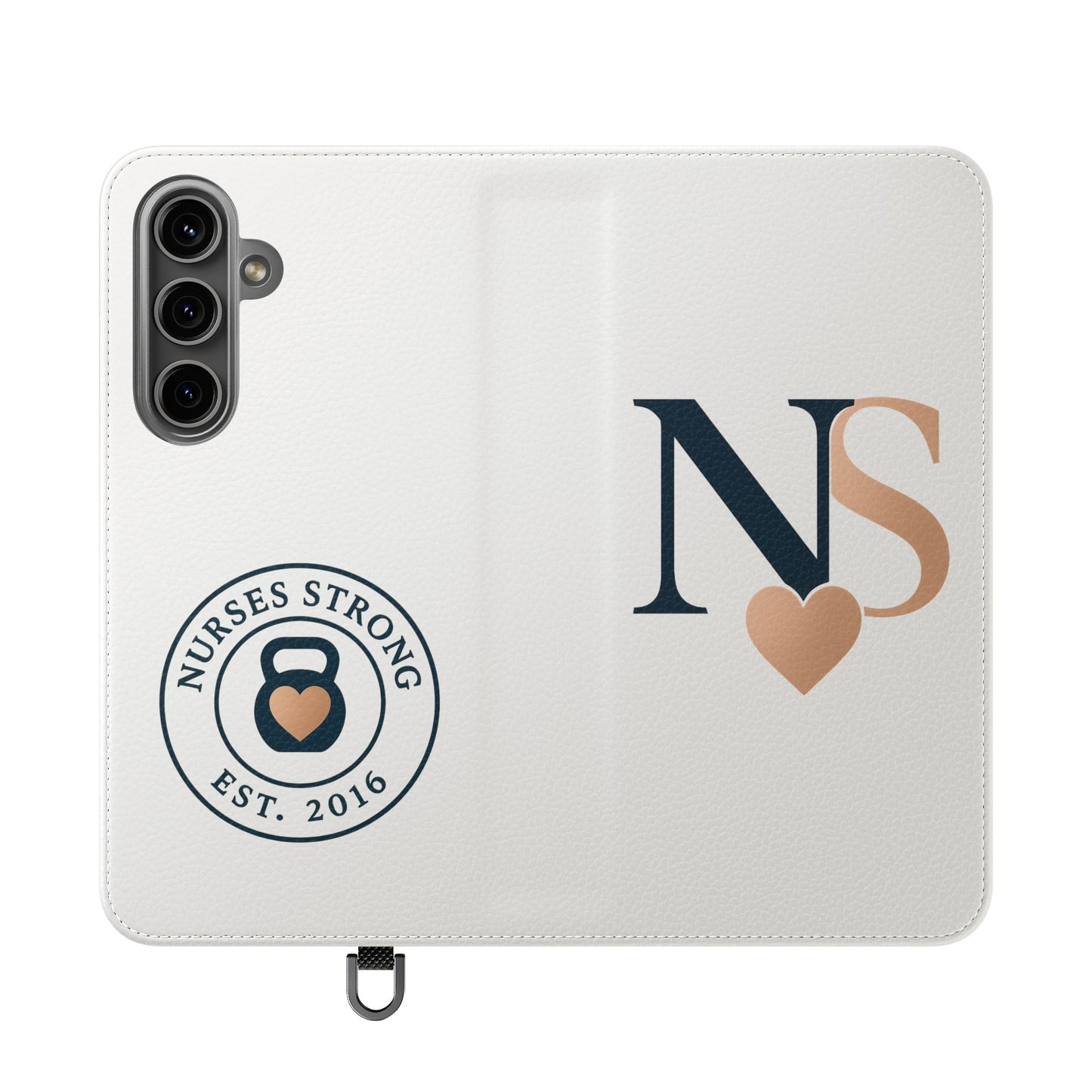 Navy Rose NS  Flip Case | Phone Accessory for Healthcare Workers | Gift for Nurses | Stylish & Functional | Durable Phone Protection