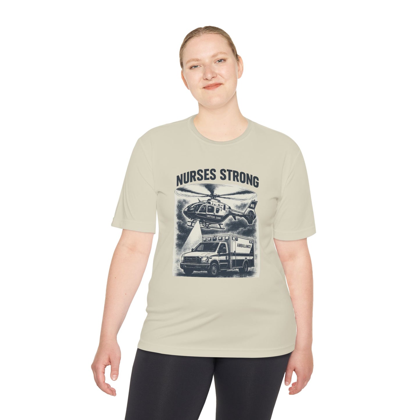 Nurses Strong CC Moisture Wicking Performance Tee