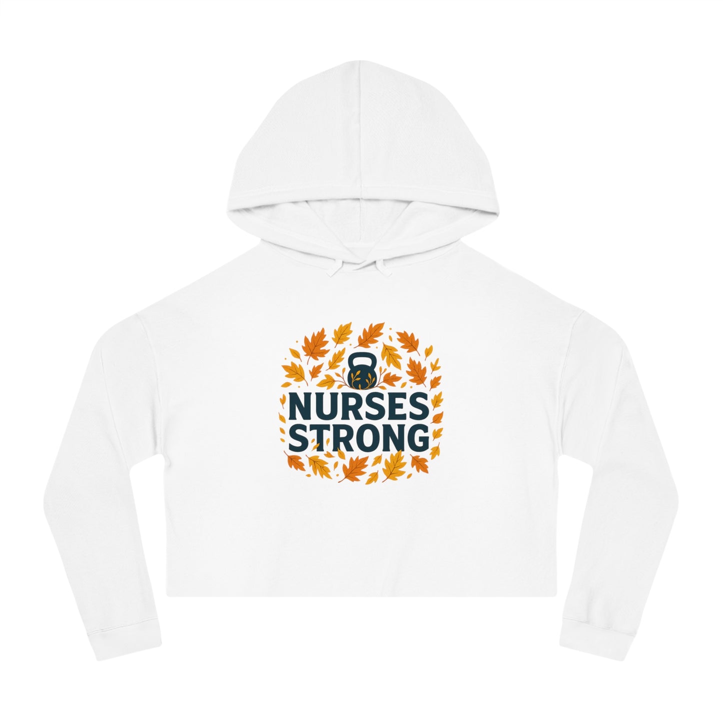Fall Leaves Cropped Hoodie