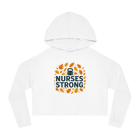 Fall Leaves Cropped Hoodie