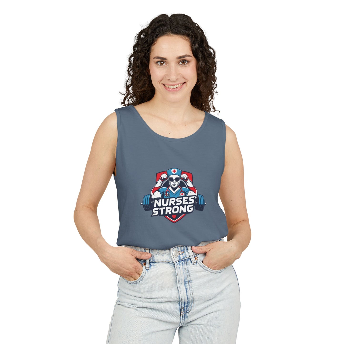 Nurse Strength Tank Top - Perfect Gift for Healthcare Workers, Gym Wear, Motivational Fitness Top, Nursing Appreciation Day, Fitness [...]