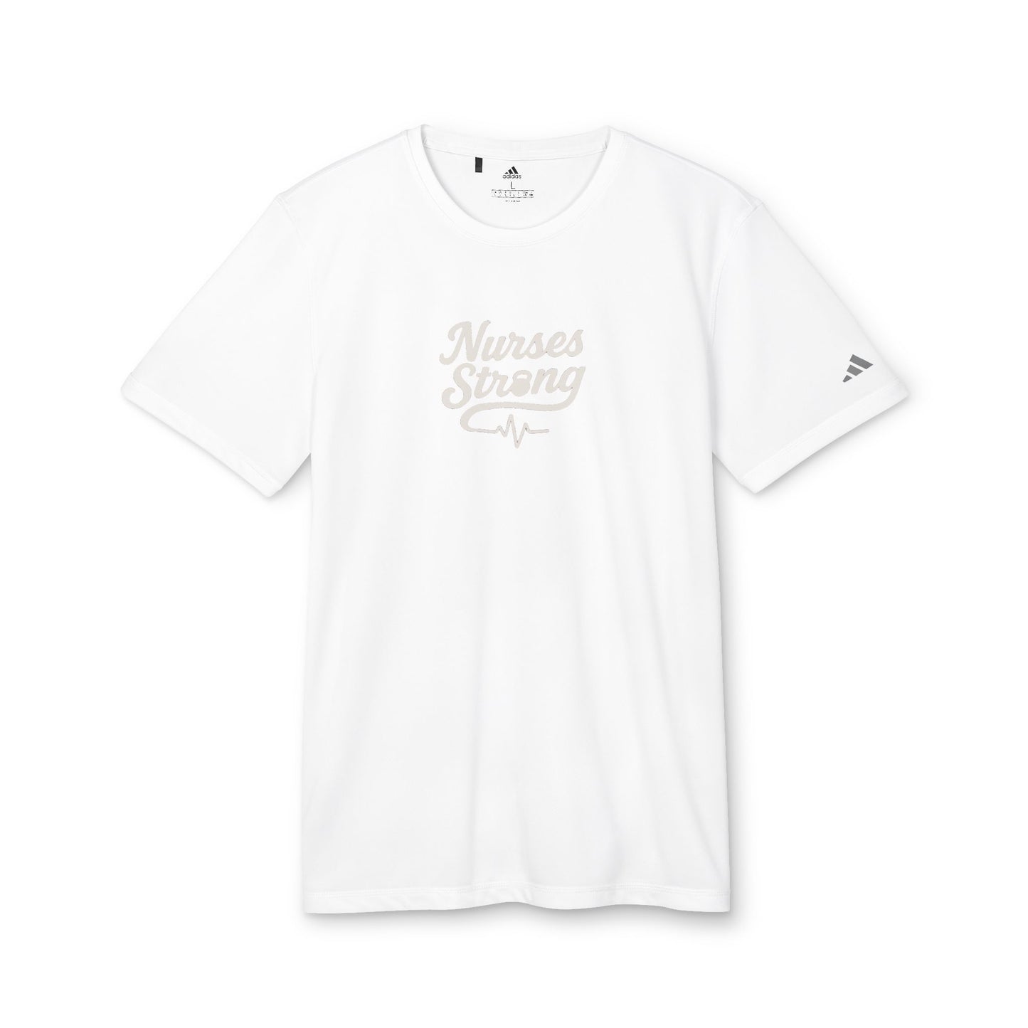 Adidas Sport T-shirt - Nurses Strong Tee, Fitness Shirt, Athletic Wear, Gift for Nurses, Sports Apparel for Healthcare