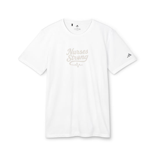 Adidas Sport T-shirt - Nurses Strong Tee, Fitness Shirt, Athletic Wear, Gift for Nurses, Sports Apparel for Healthcare