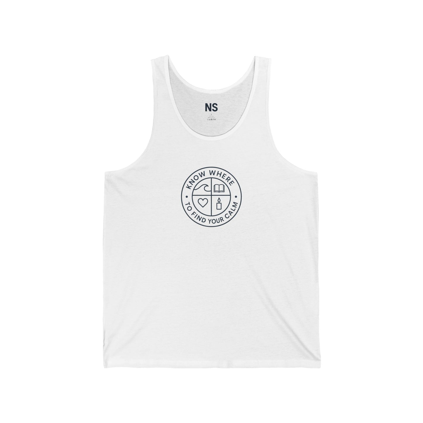 Find Your Calm Unisex Jersey Tank