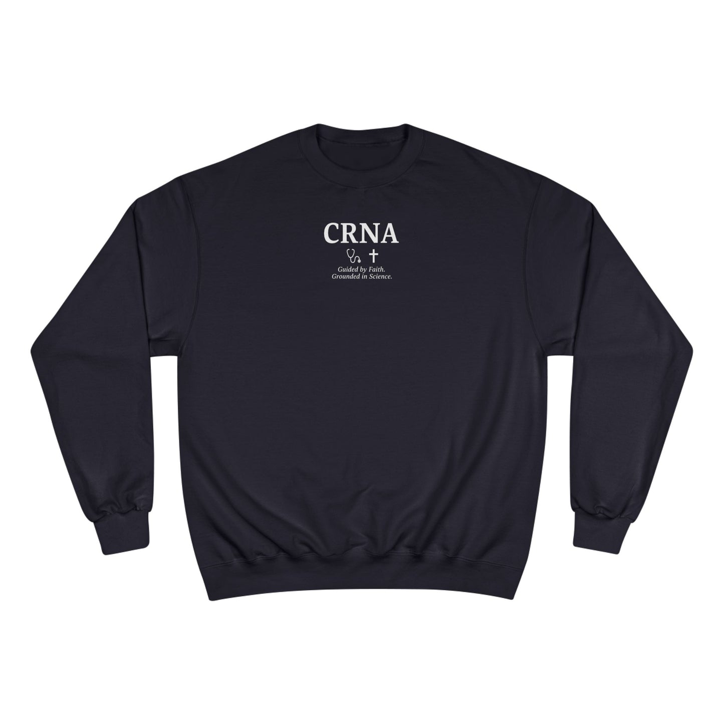 Guided by Faith, Champion Sweatshirt, Cozy Apparel, Inspirational, Perfect Gift for a Graduate